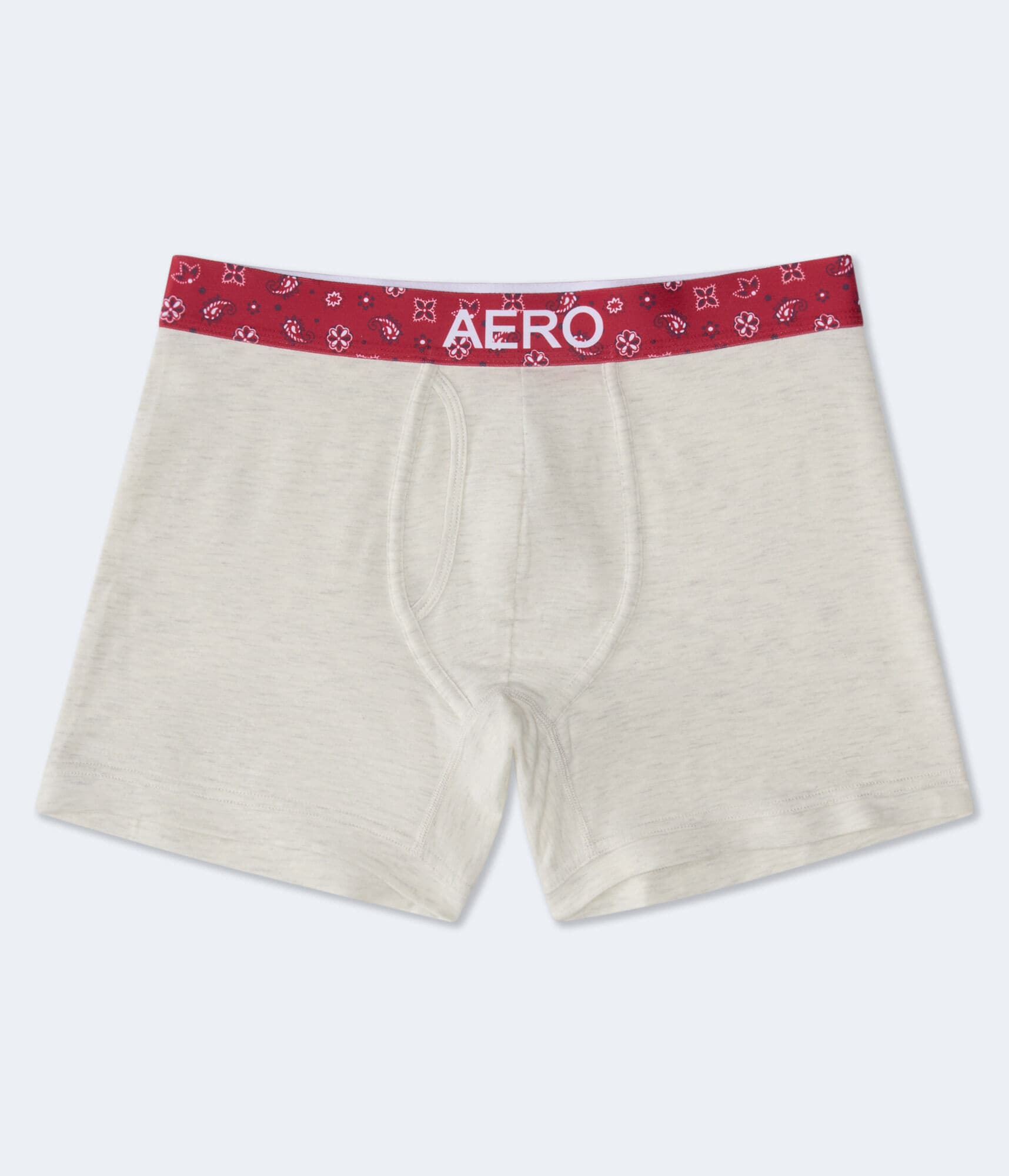 Bandana Print Waistband Knit Boxer Briefs