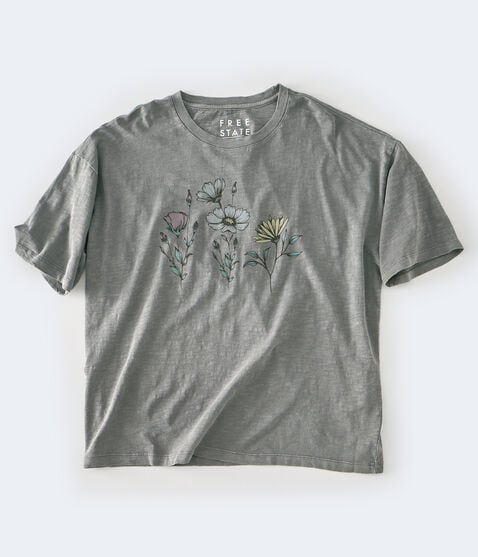 Painted Flowers Graphic Tee Painted Flowers Graphic Tee