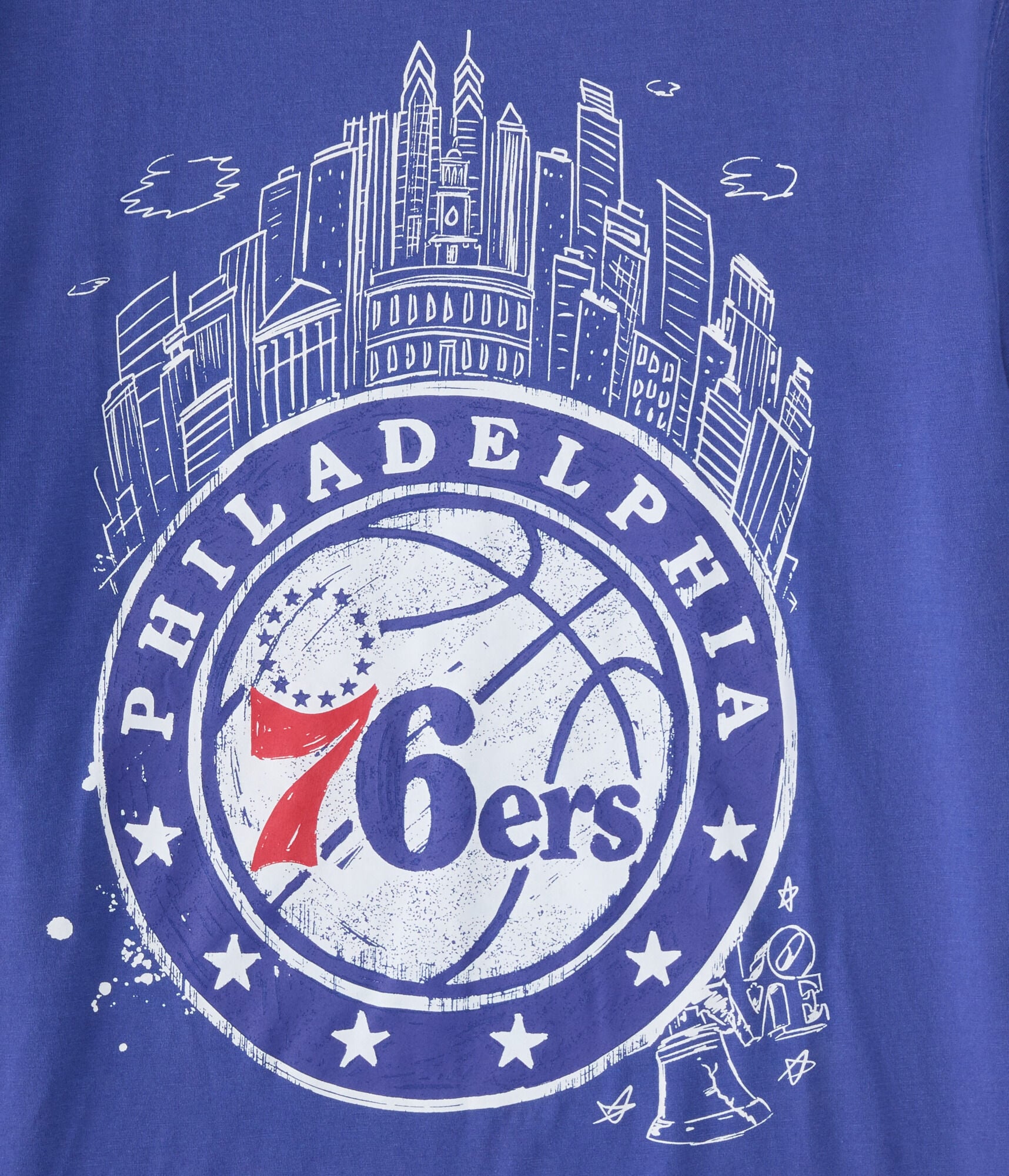Philadelphia 76ers Relaxed Graphic Tee