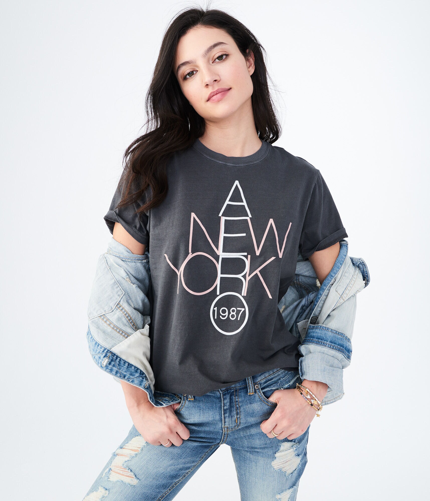 Aero New York Graphic Boy Tee