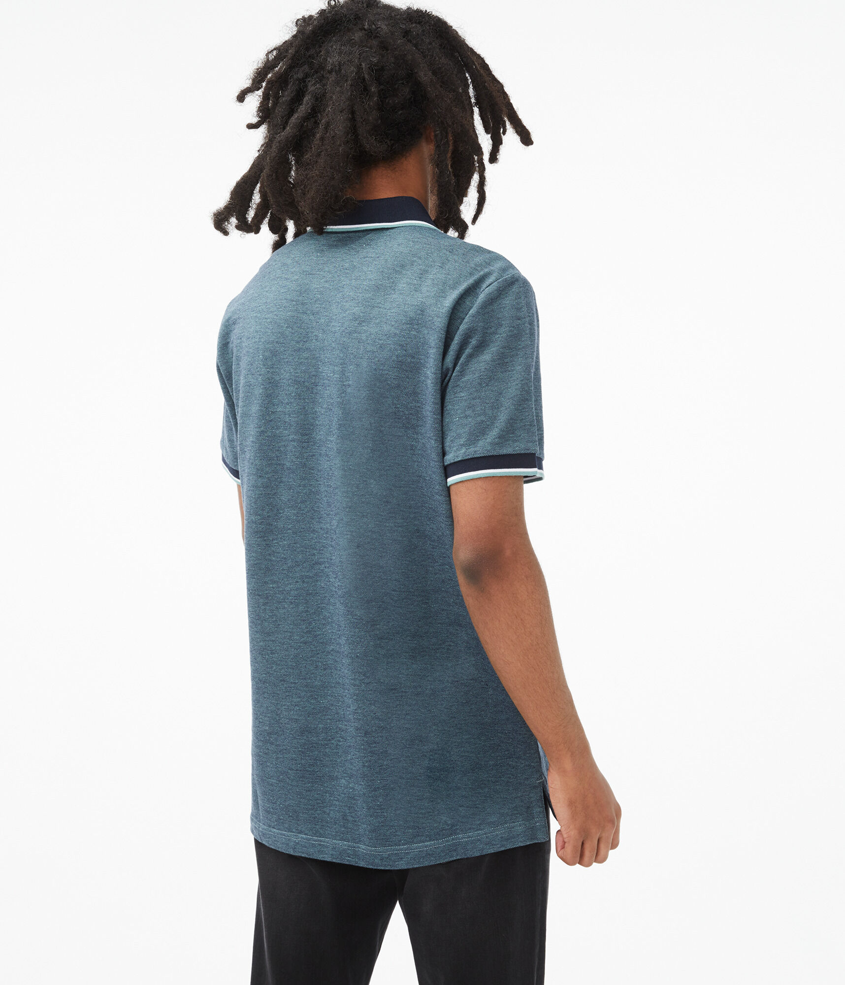 Contrast Tipped Piqu&eacute; Polo