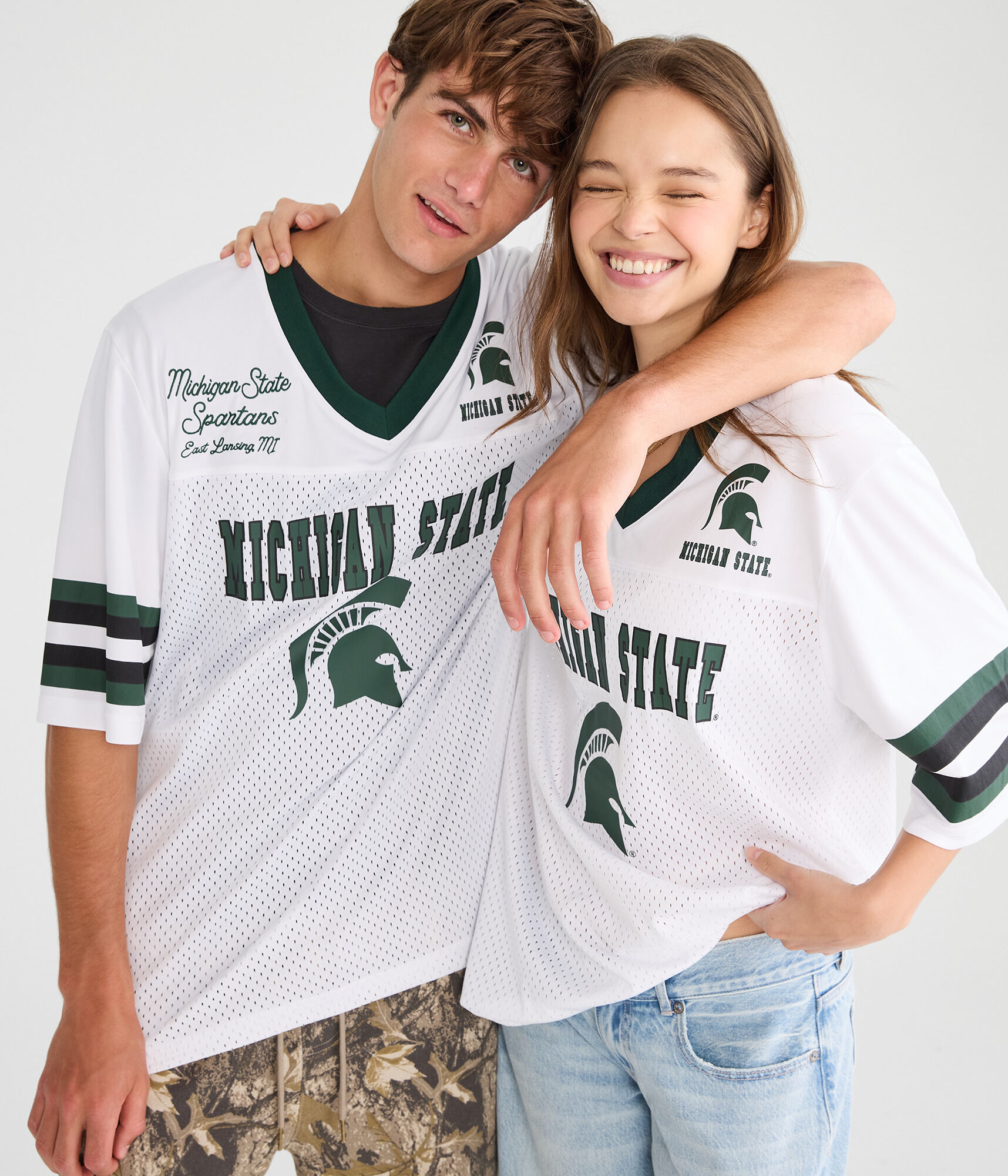 Michigan State Spartans Mesh Top