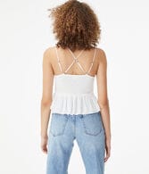 Crocheted Babydoll Top