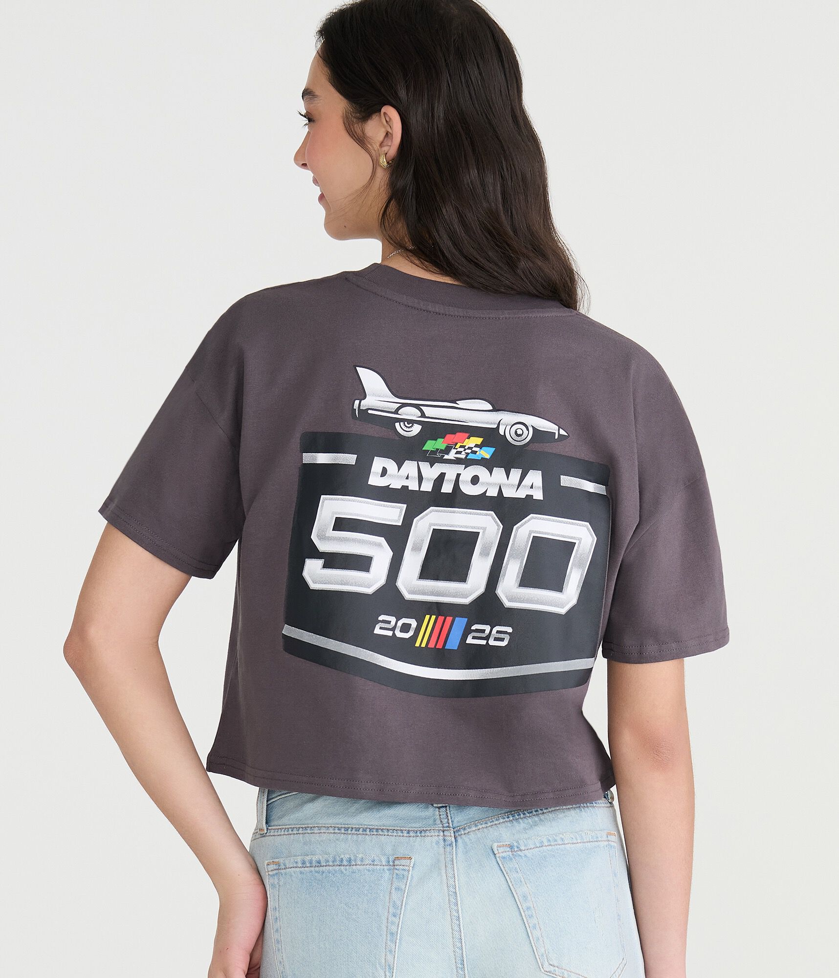 NASCAR Daytona 500&reg; Cropped Boyfriend Graphic Tee