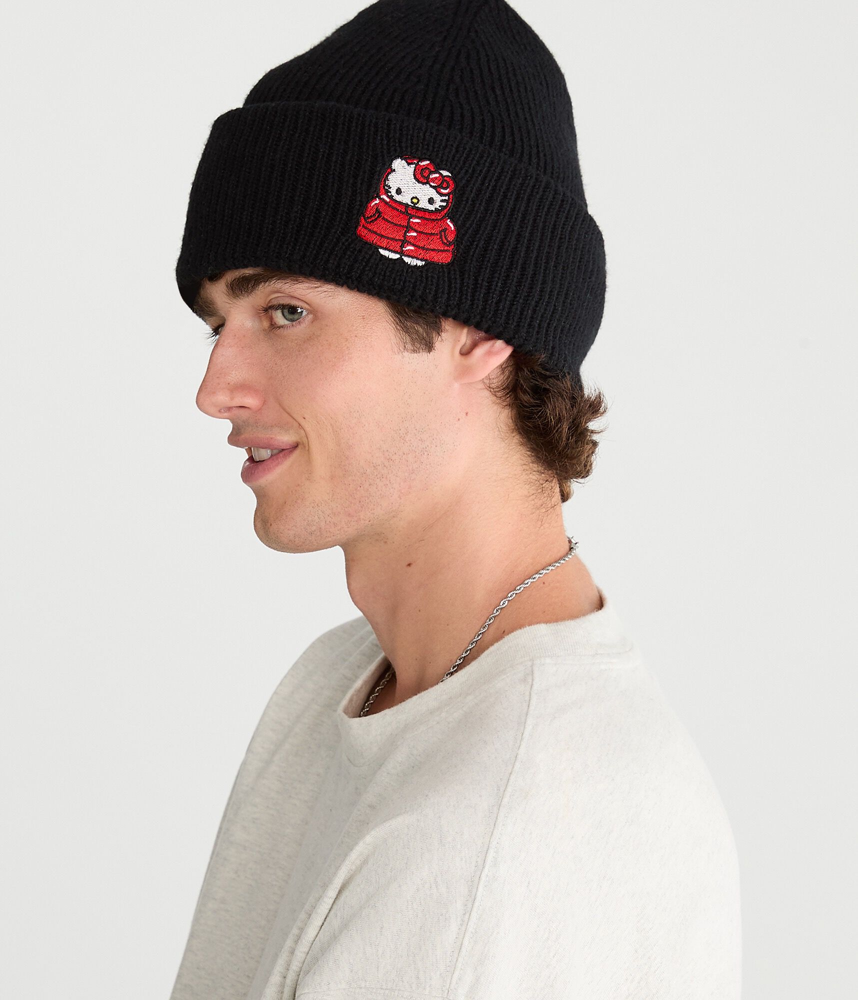 Hello Kitty | Aero Puffer Jacket Ribbed Beanie