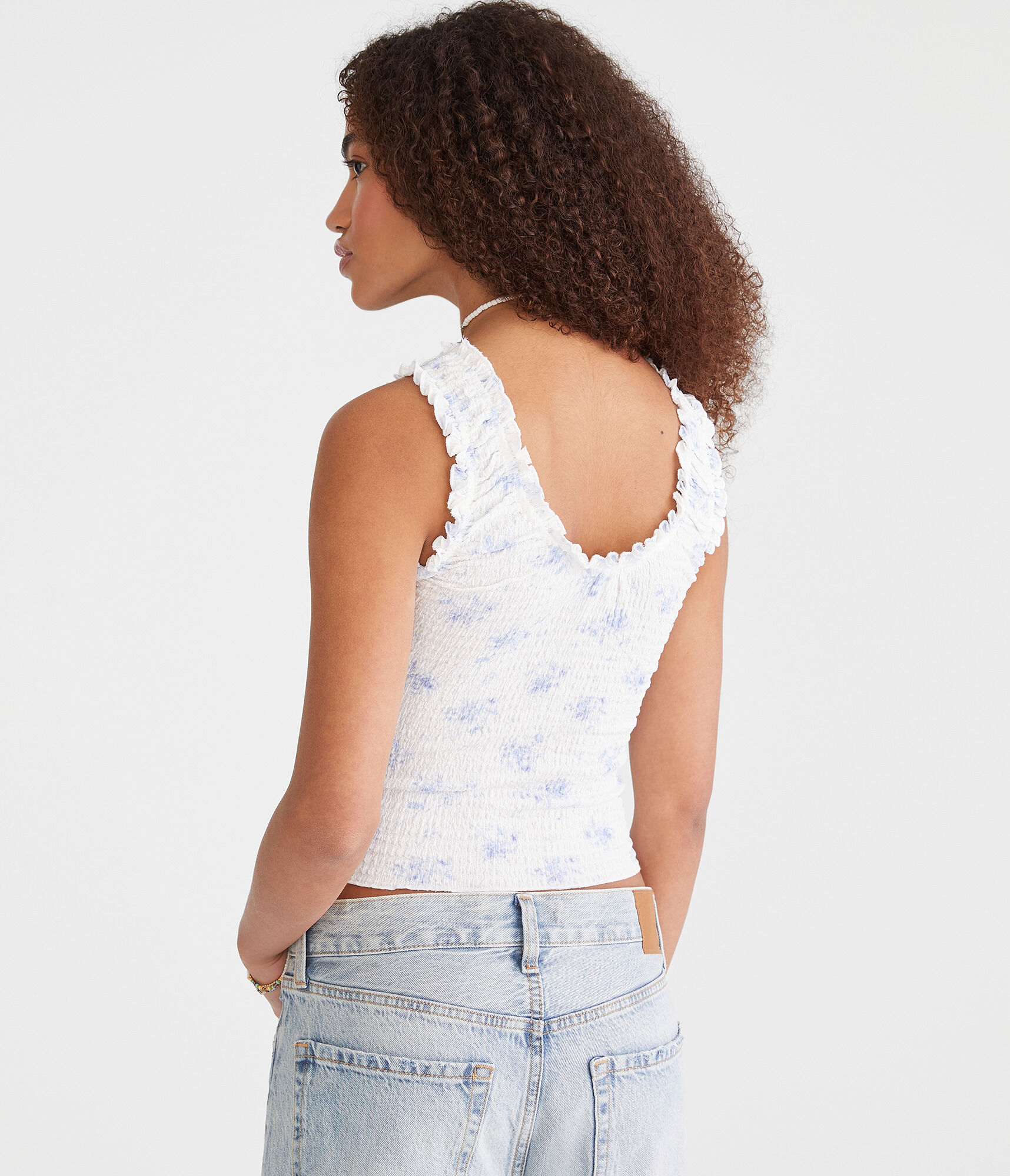 トップス crinkle crinkle crinkle  corset camisole Lace Trim Crinkle Cami | maurices