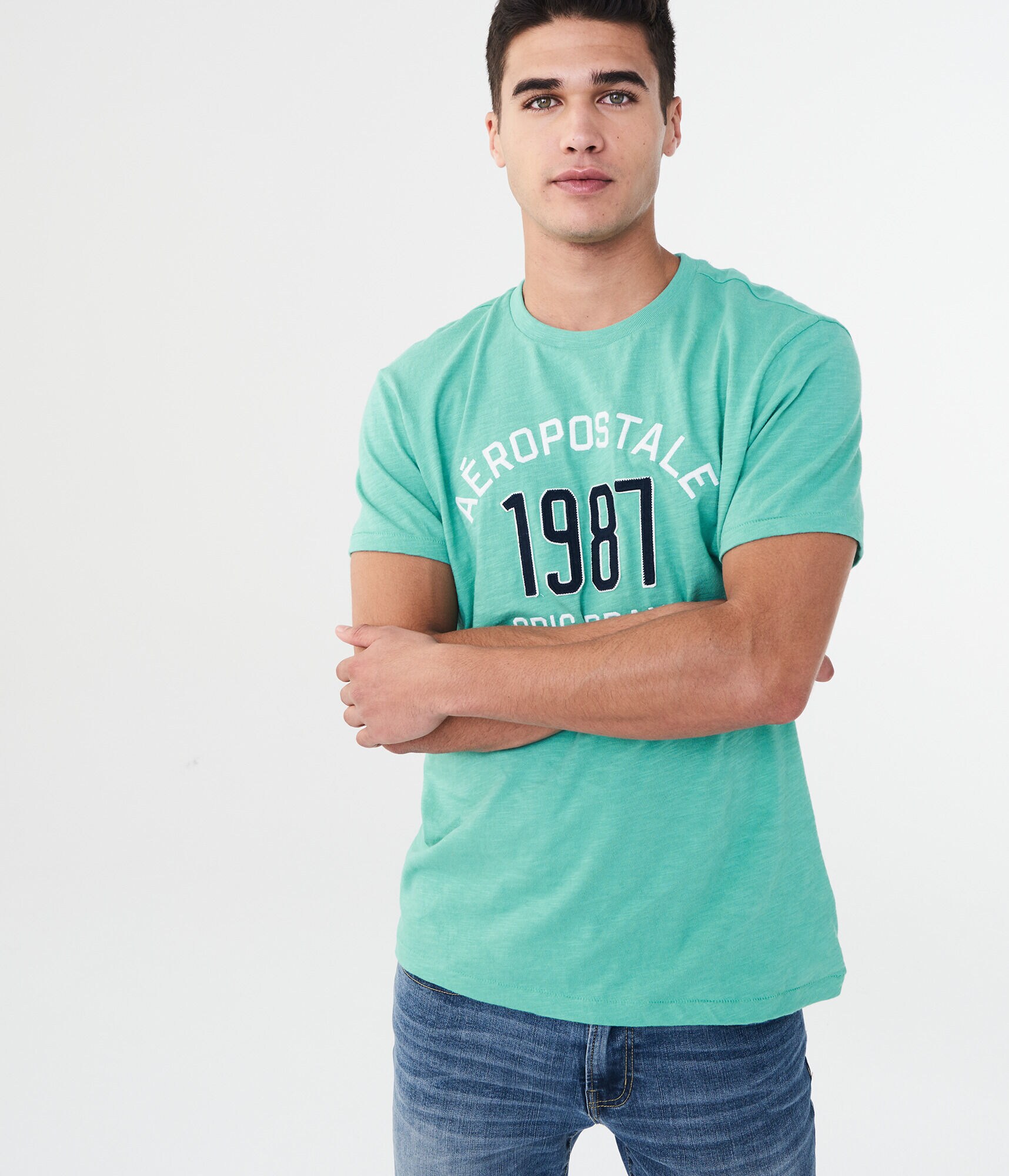 Aeropostale 1987 Logo Graphic Tee