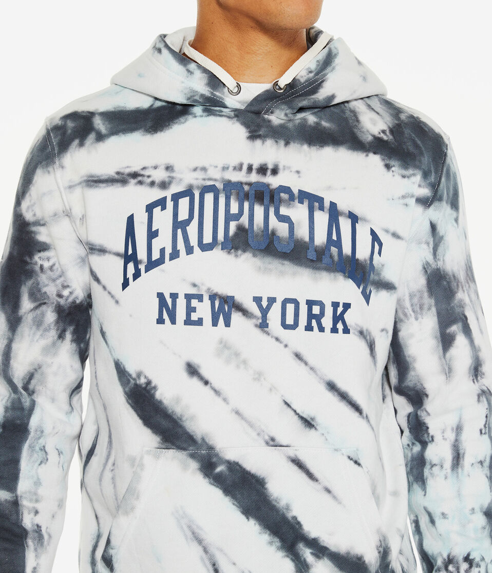 Aeropostale New York Tie-Dye Pullover Hoodie