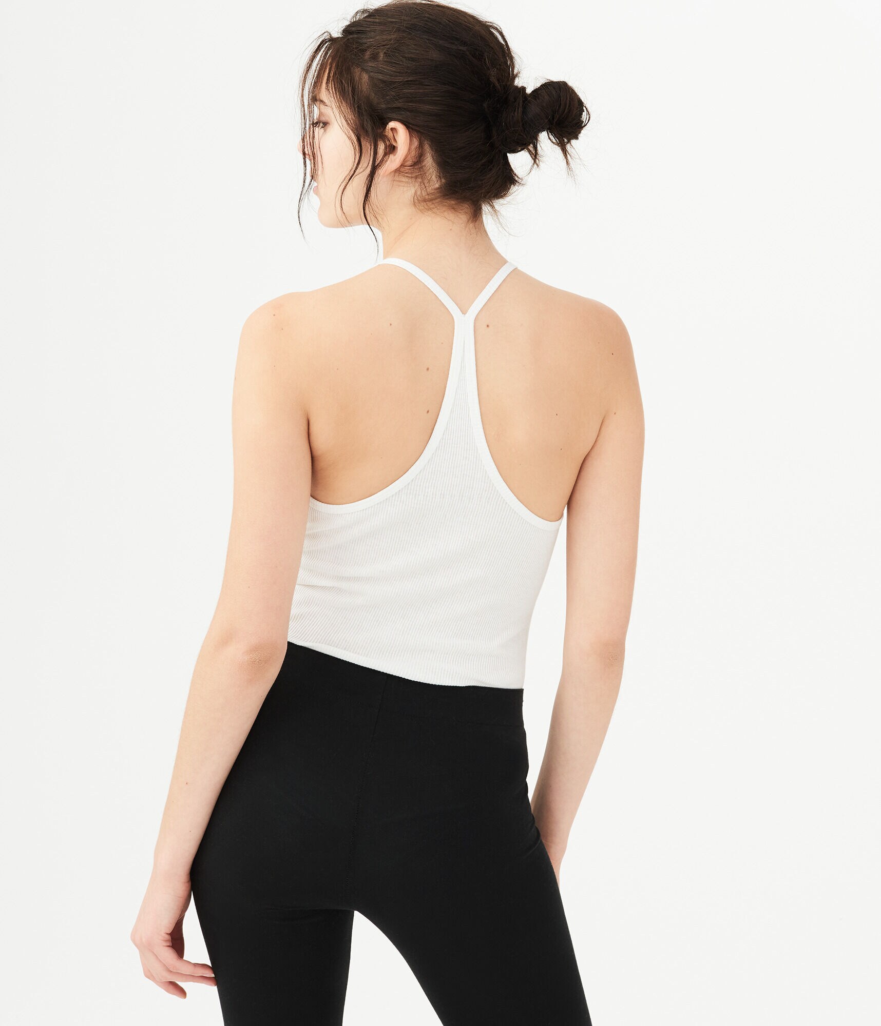 Crocheted High-Neck Tank