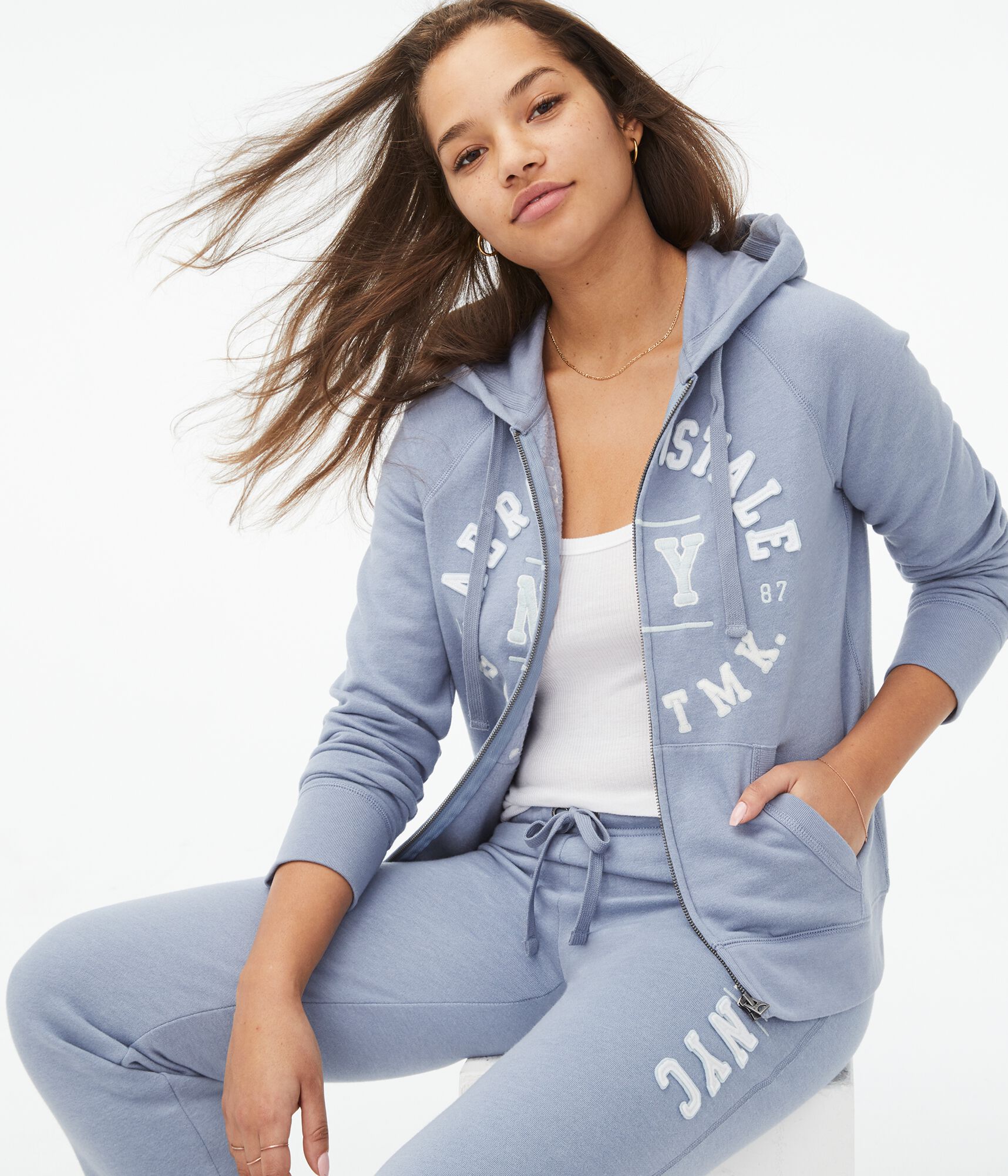 Aeropostale NY Full-Zip Hoodie