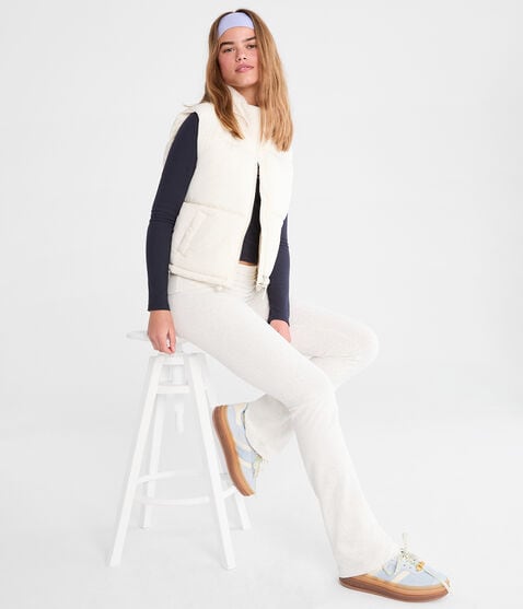 Lightweight Cropped Puffer Vest Lightweight Cropped Puffer Vest