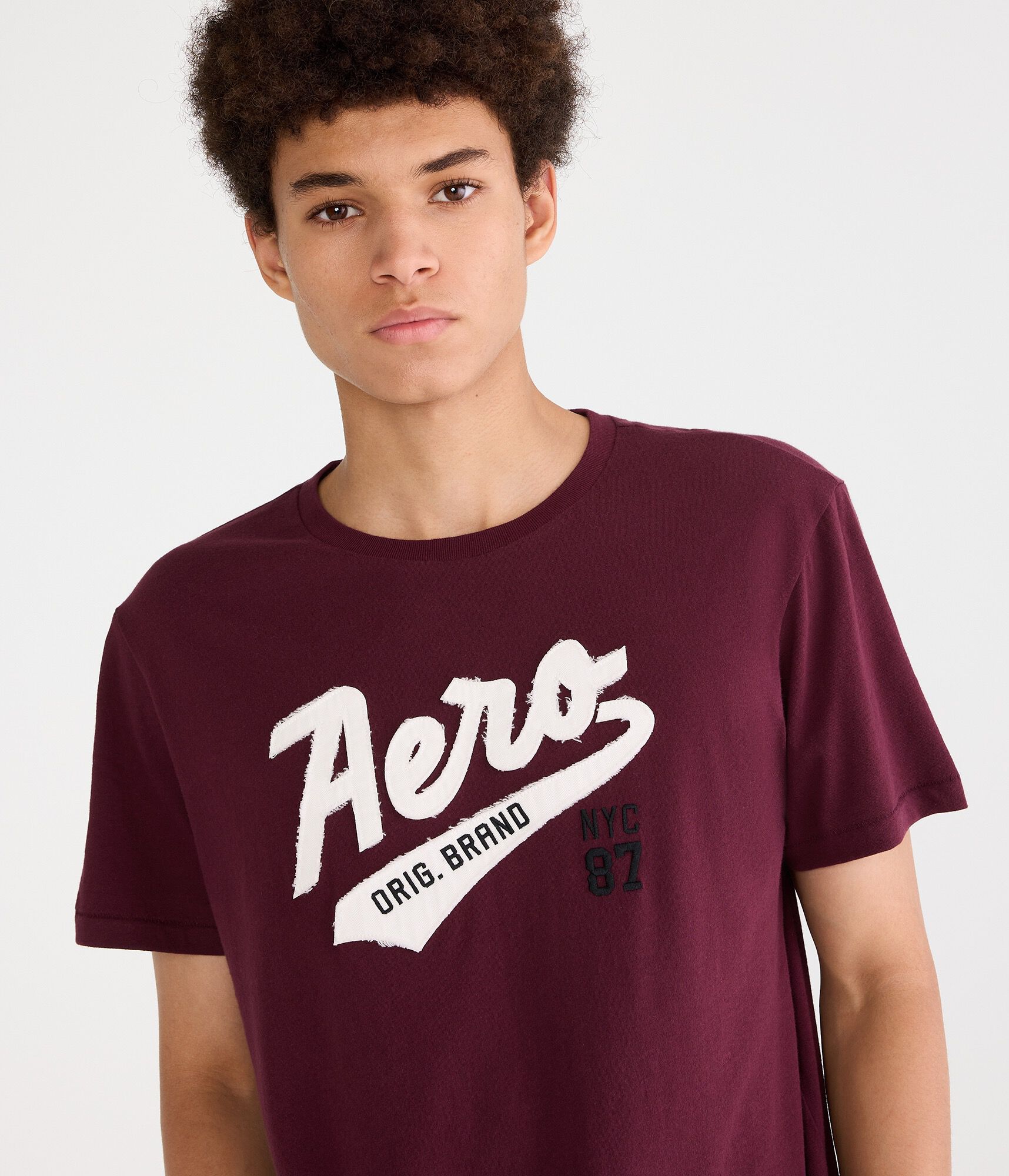 Aero Original Brand Appliqu&eacute; Graphic Tee