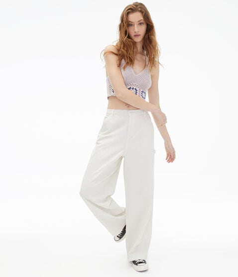 High-Rise Super Wide-Leg Carpenter Pants High-Rise Super Wide-Leg Carpenter Pants