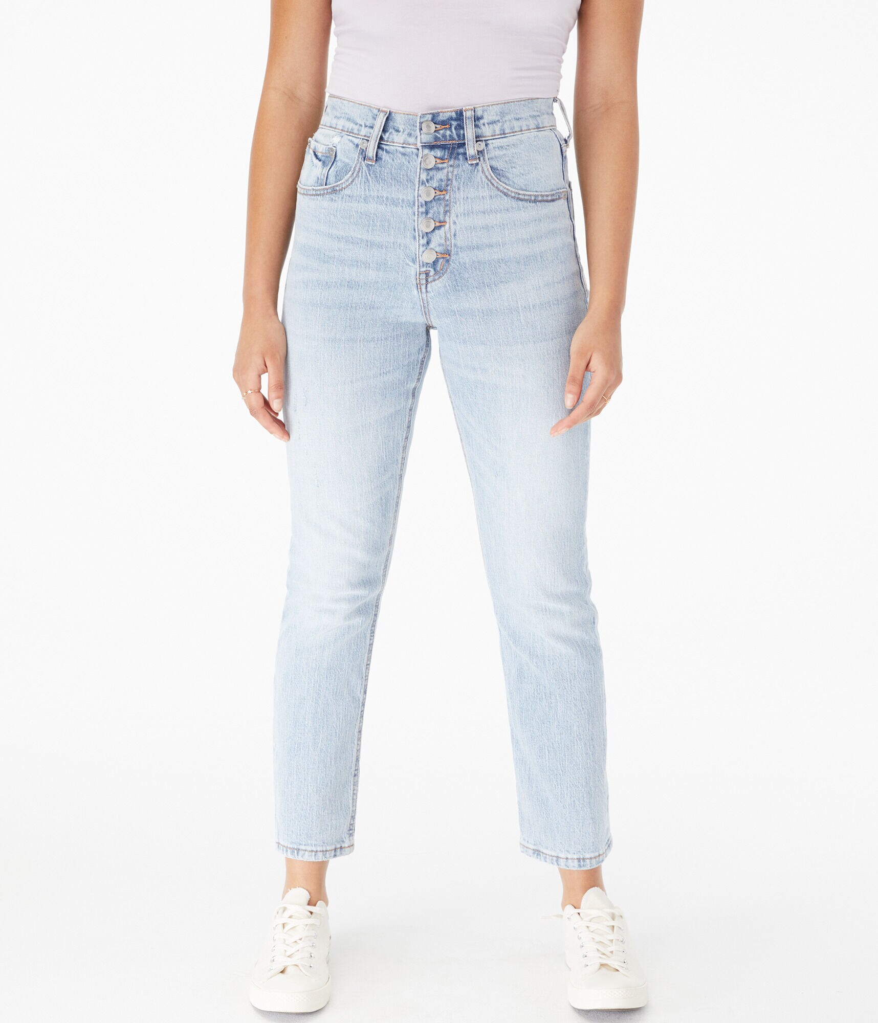 90s Super High-Waisted Straight Jean