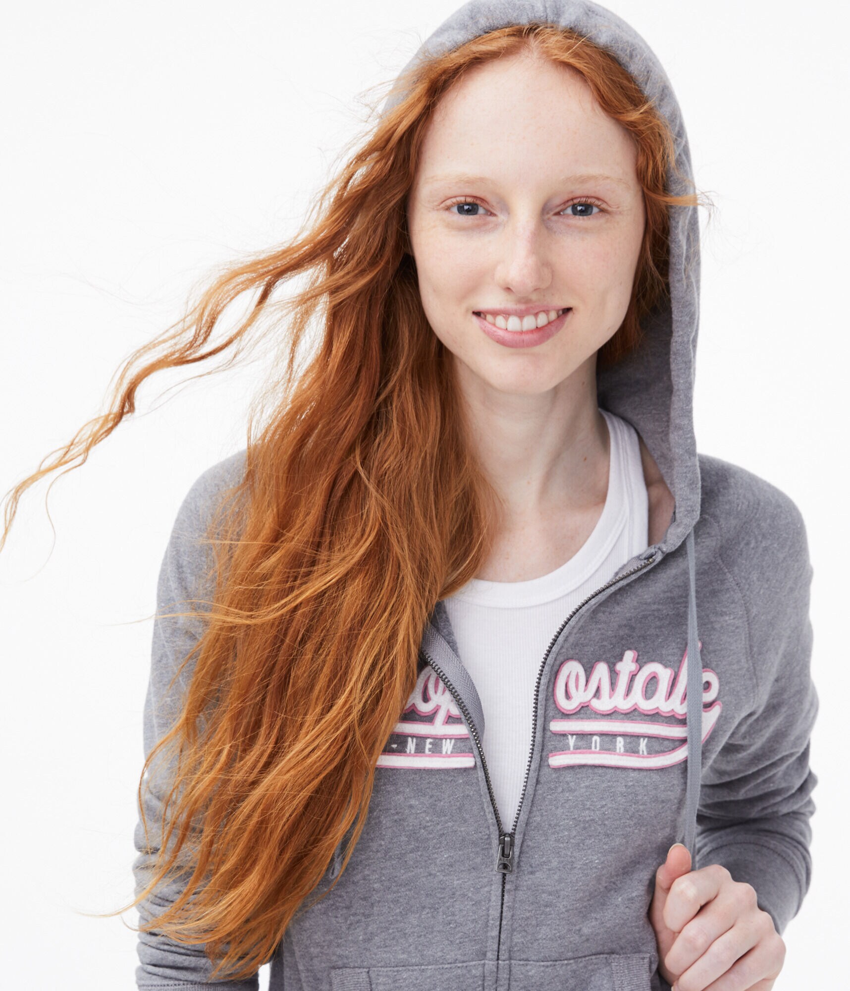 Aeropostale Script Full-Zip Hoodie