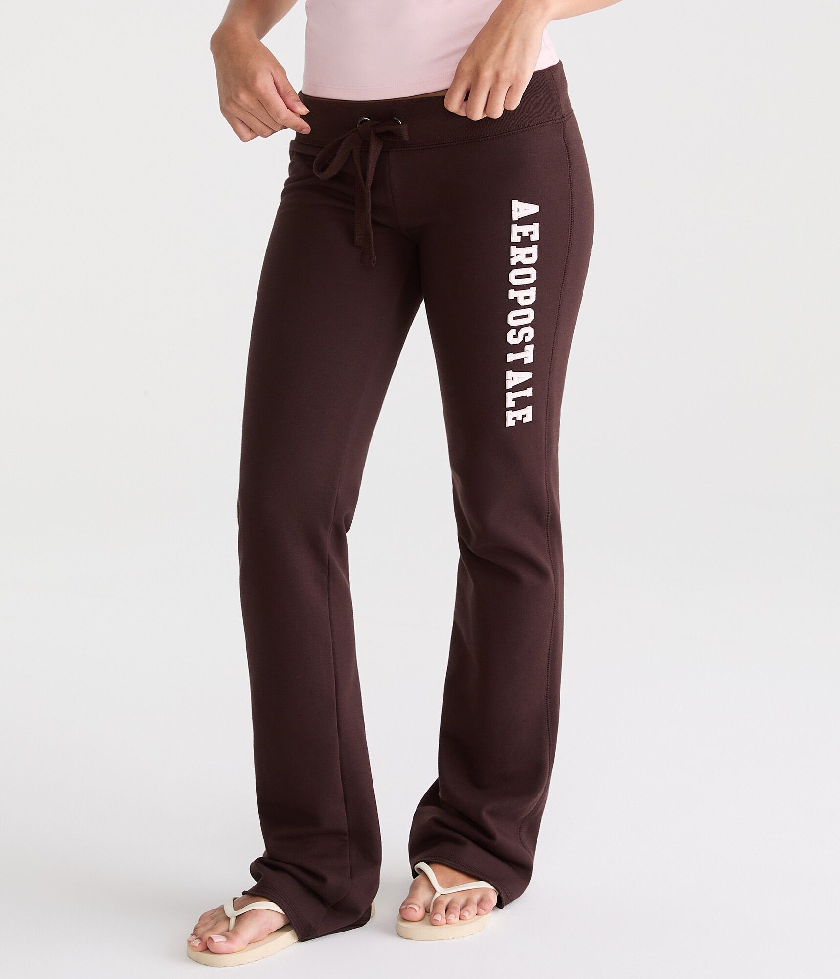 Aeropostale Logo Fit &amp; Flare Sweatpants