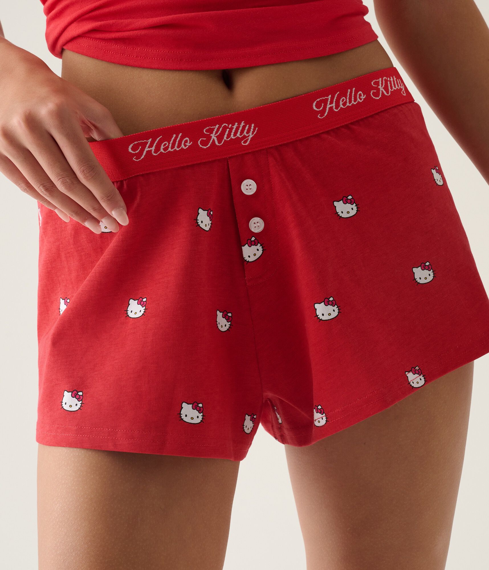 Hello Kitty Faces Sleep Boxers