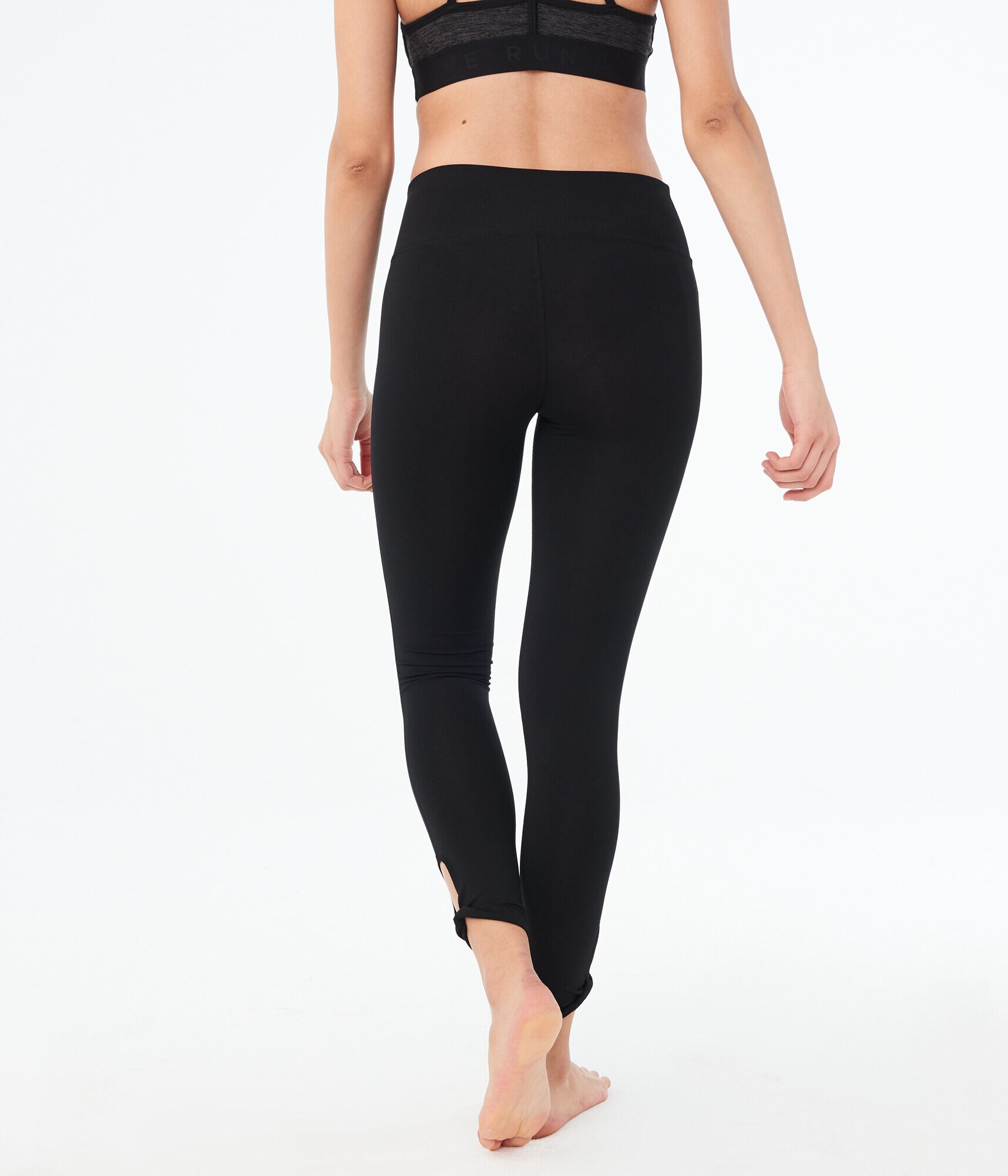 LLD Solid Keyhole-Ankle Leggings***