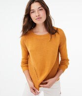 Pointelle Mix Sweater