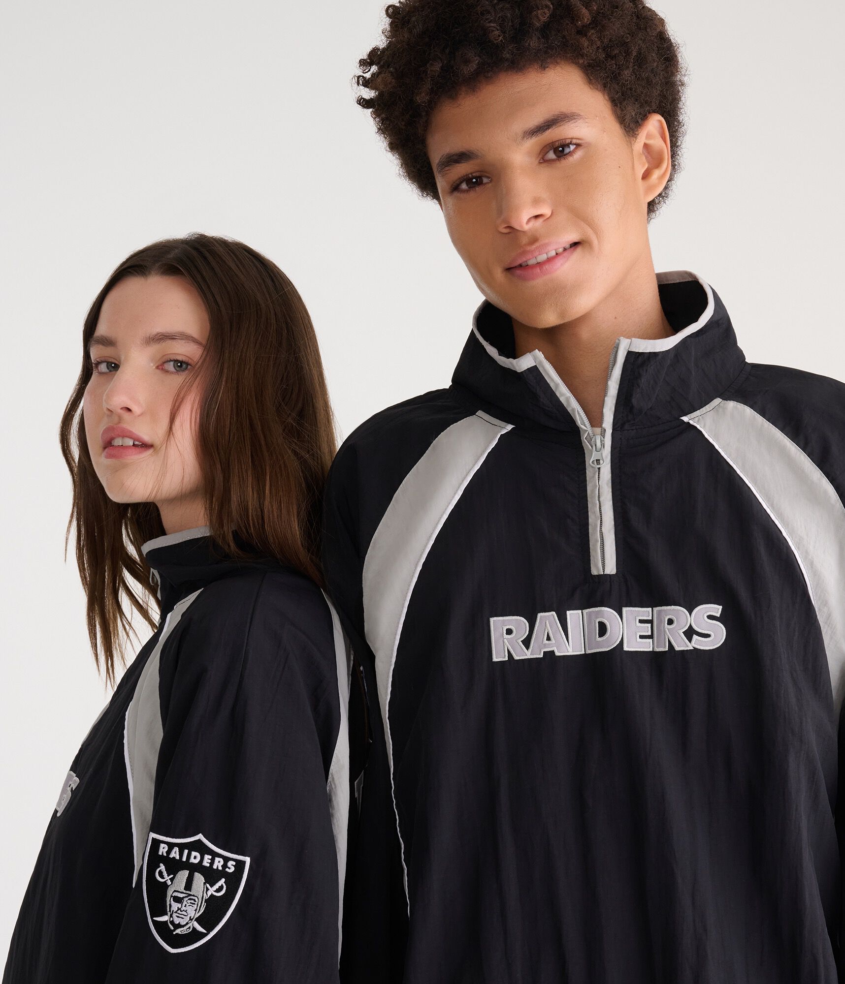 Las Vegas Raiders Quarter-Zip Track Jacket