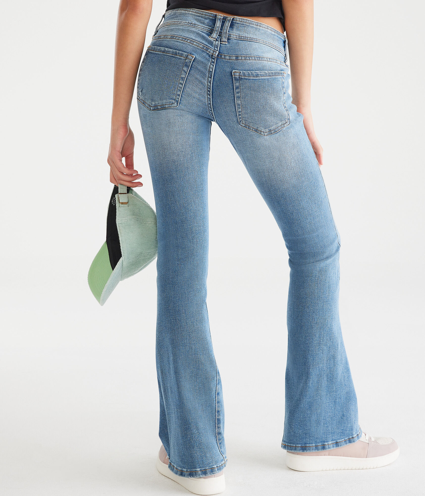 Flare Super Low-Rise Metasoft Jean