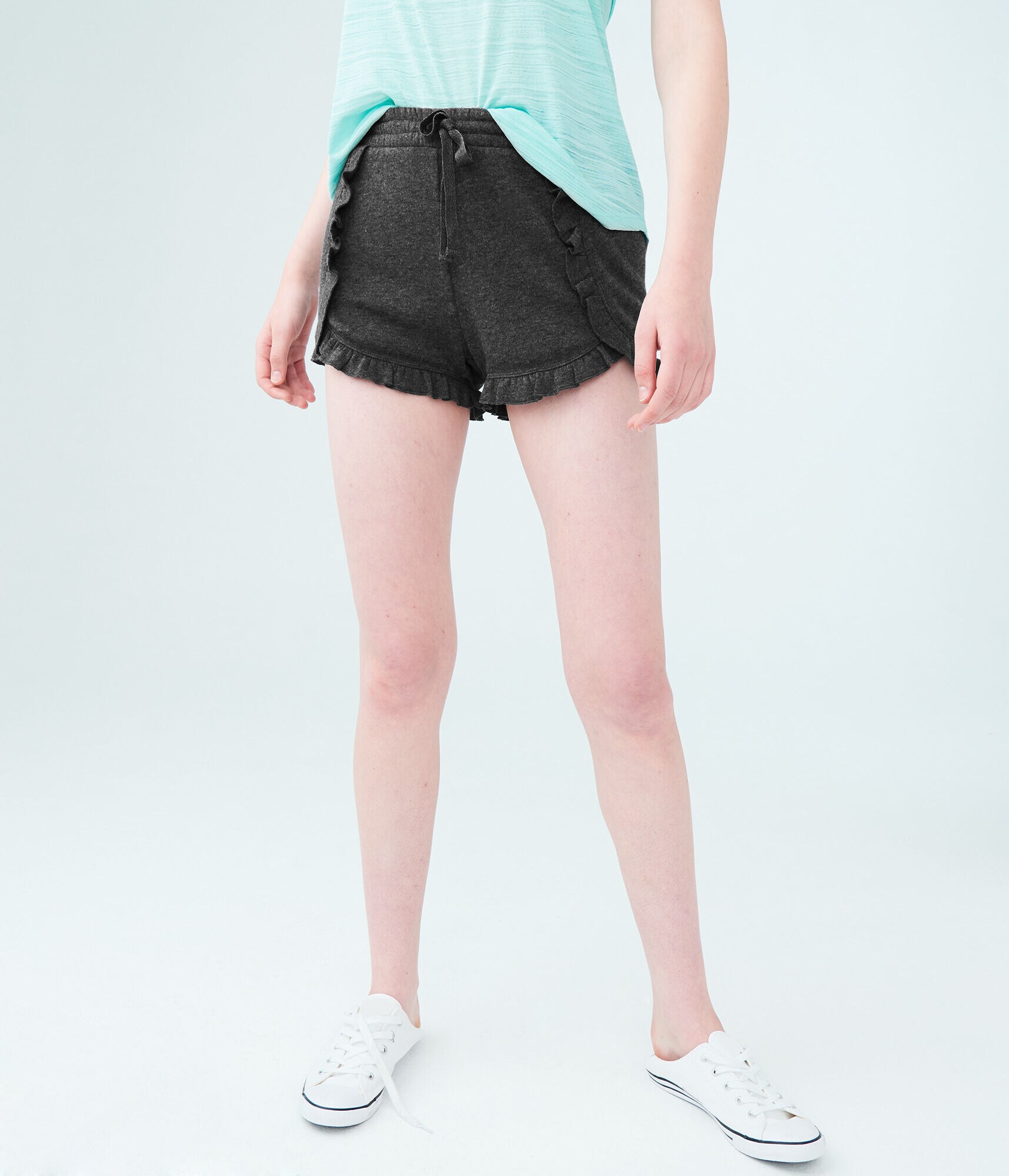 LLD Ruffled Fleece Shorts