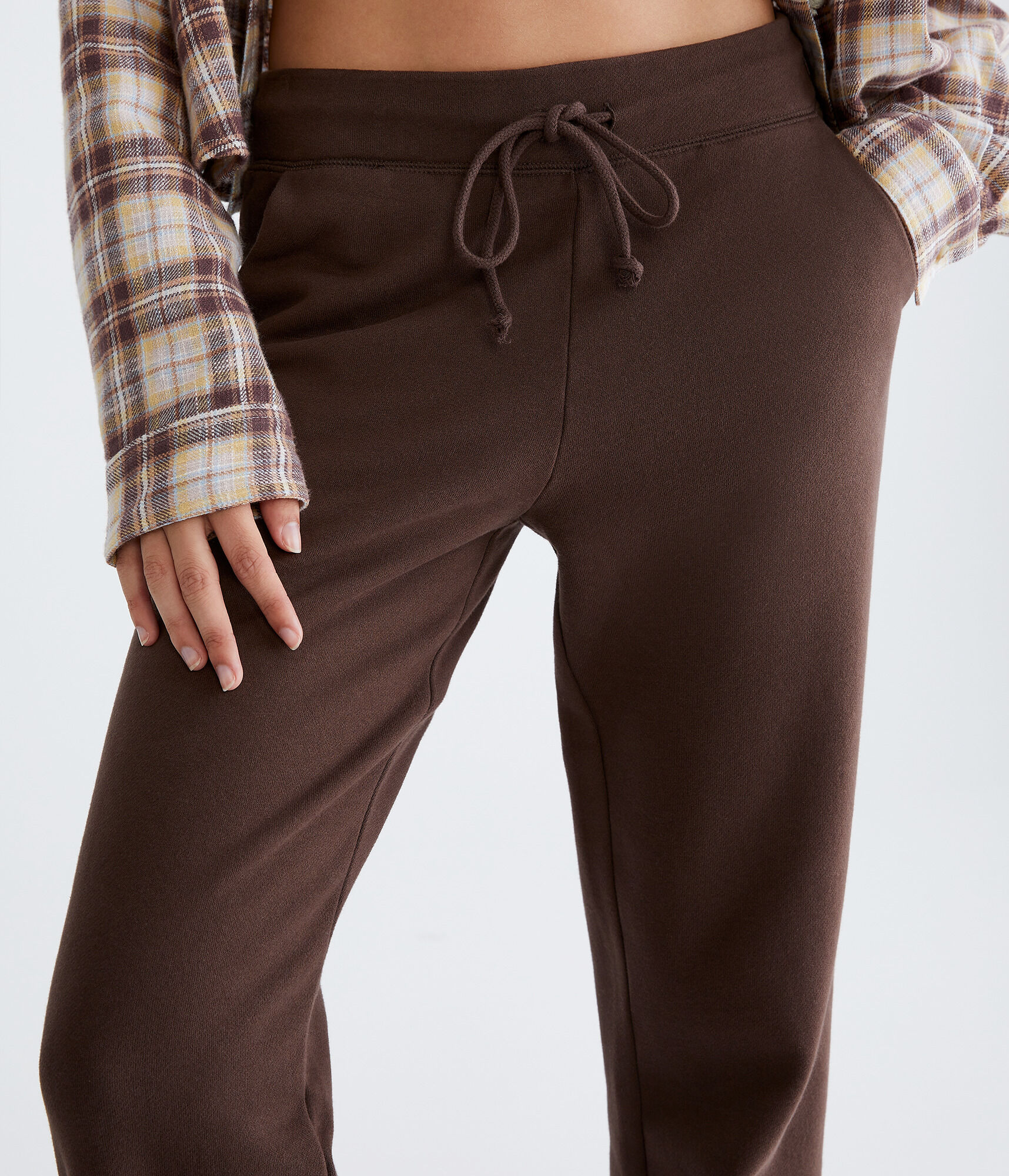 High-Waisted Flare Sweatpants