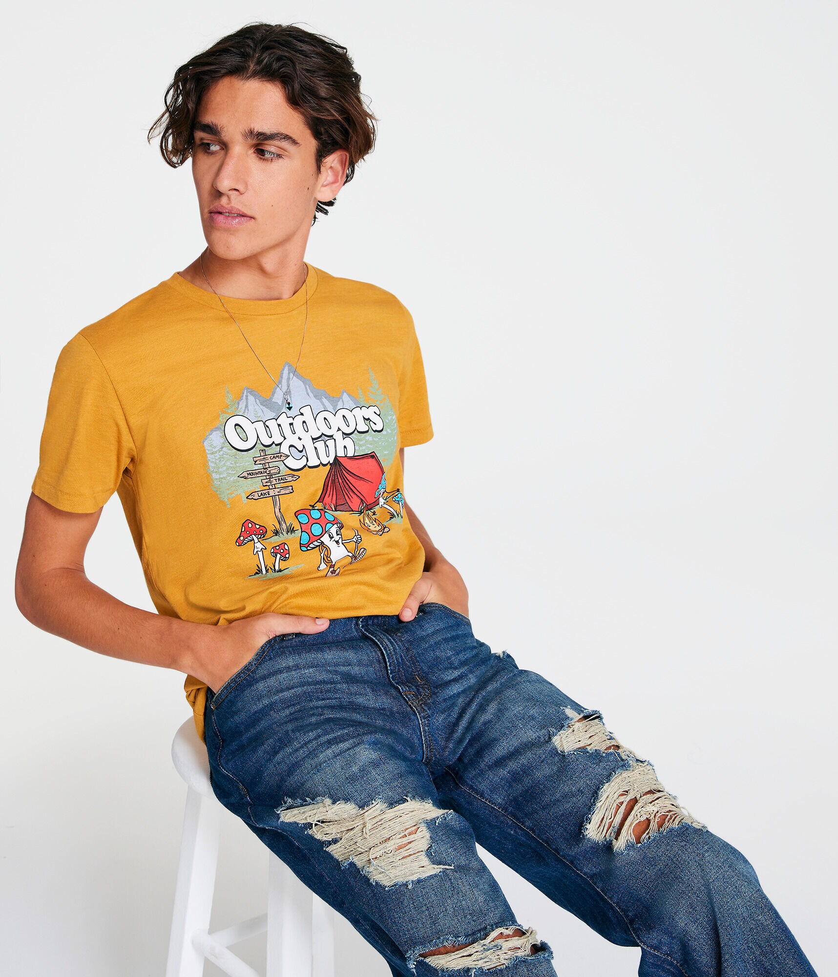 Outdoors Club Graphic Tee