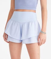 Air Soft High-Rise Flutter Shorts
