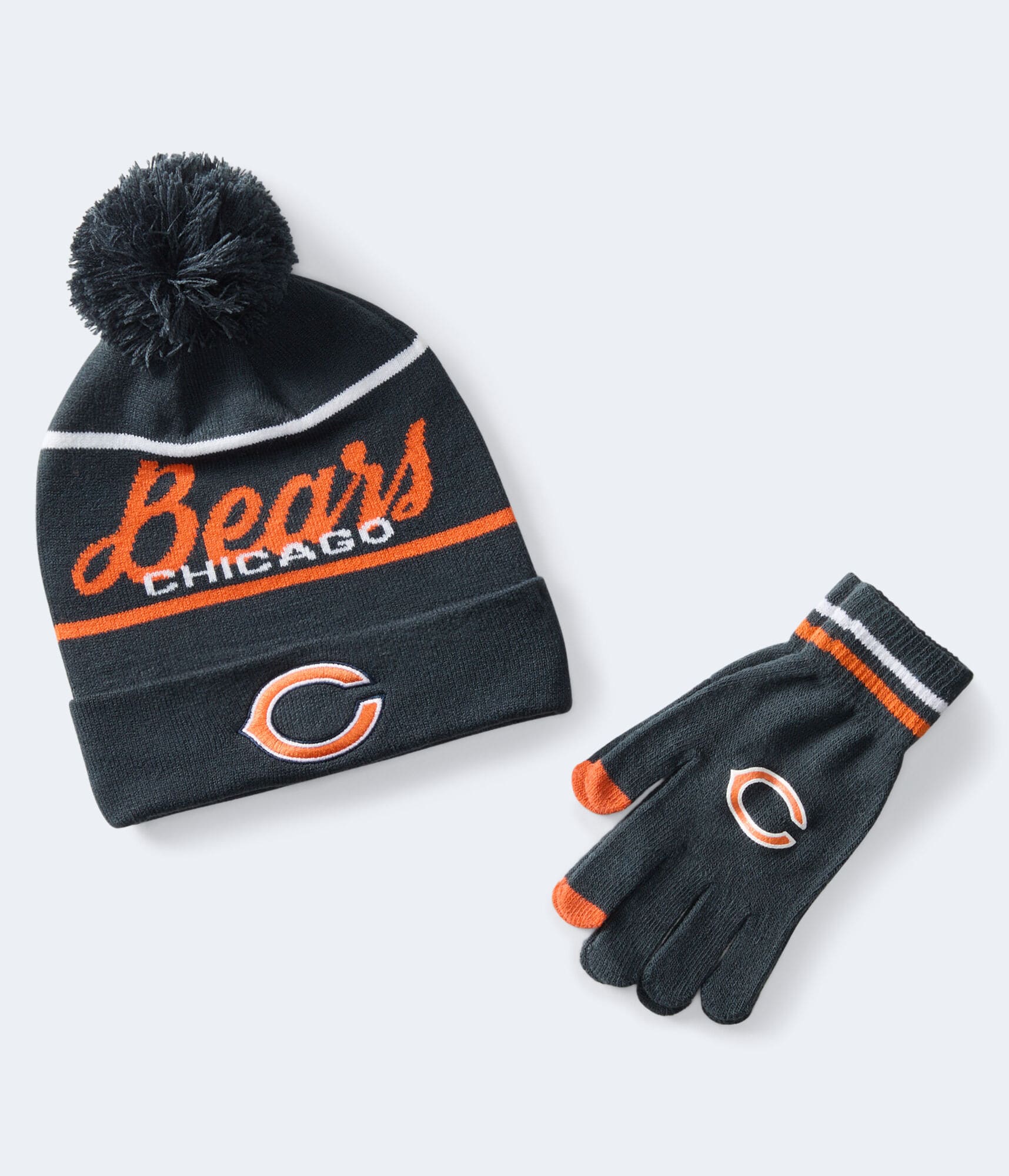 Chicago Bears Hat & Gloves Set