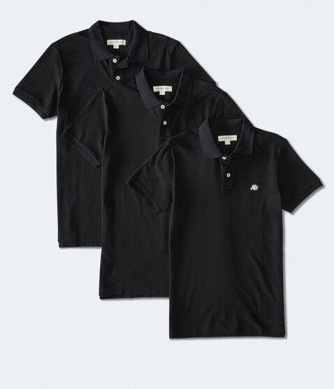 A87 Logo Piqué Polo 3-Pack A87 Logo Piqué Polo 3-Pack