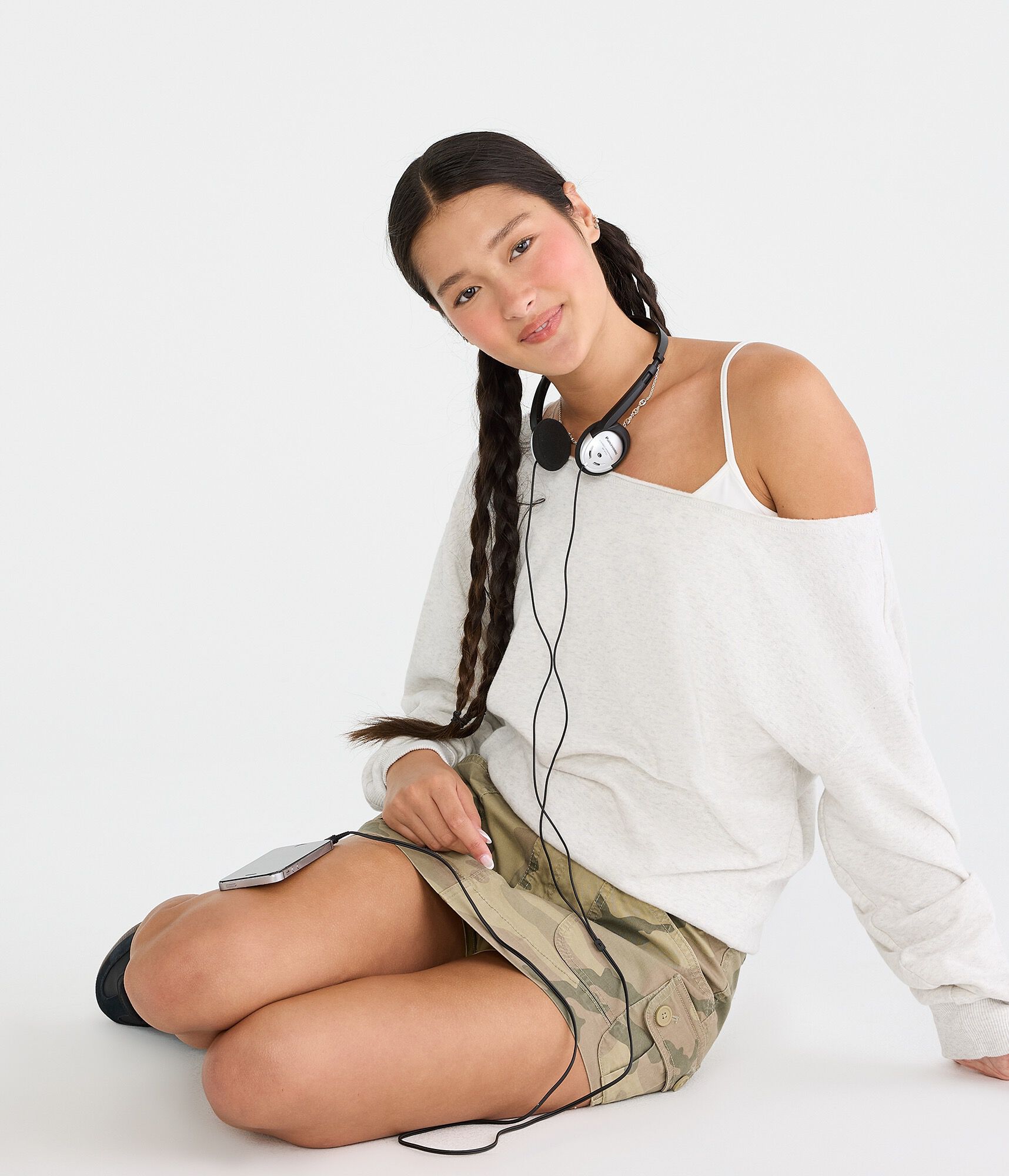 Cloud Soft Off-The-Shoulder Sweatshirt