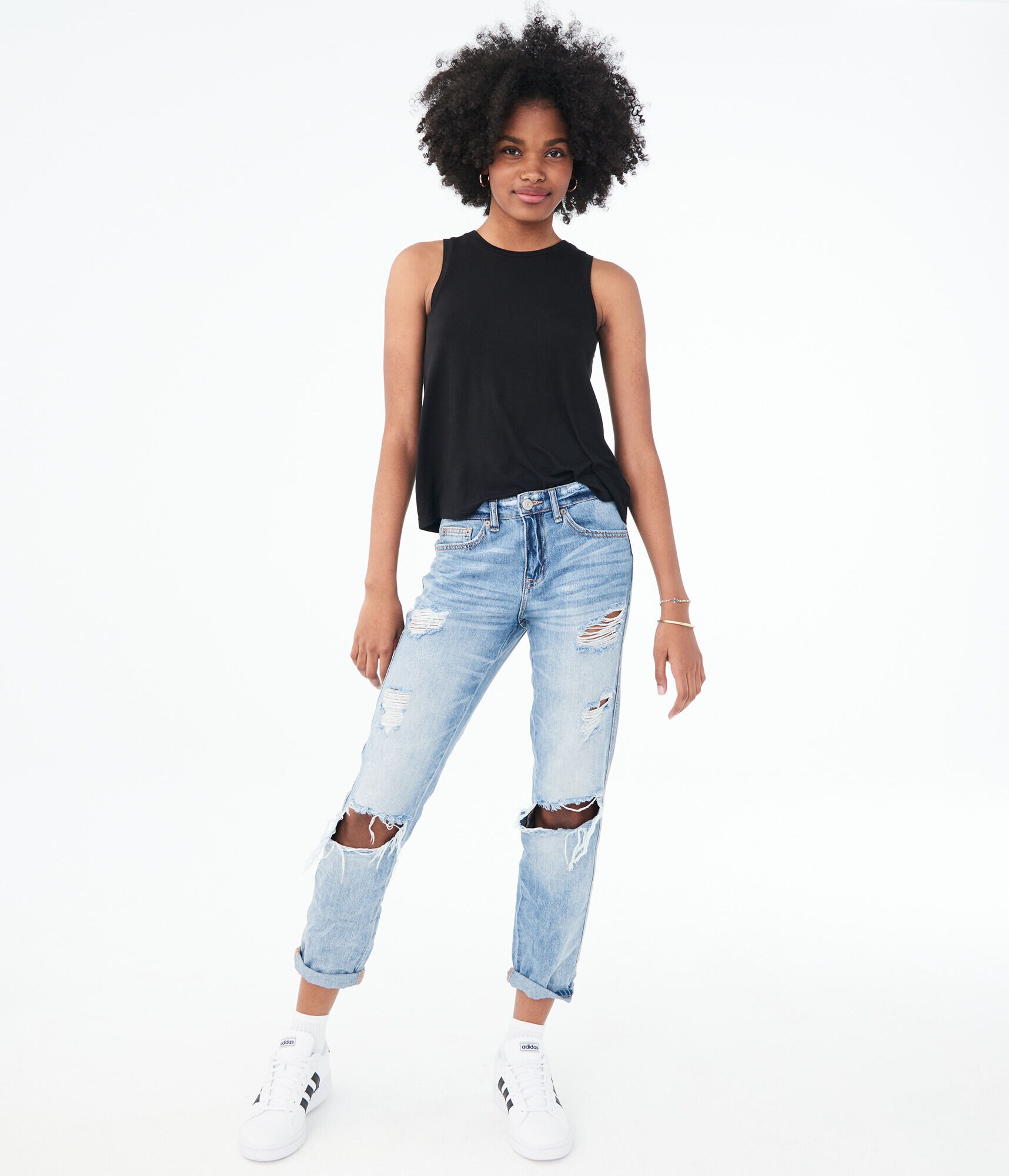 Low-Rise Boyfriend Ankle Jean