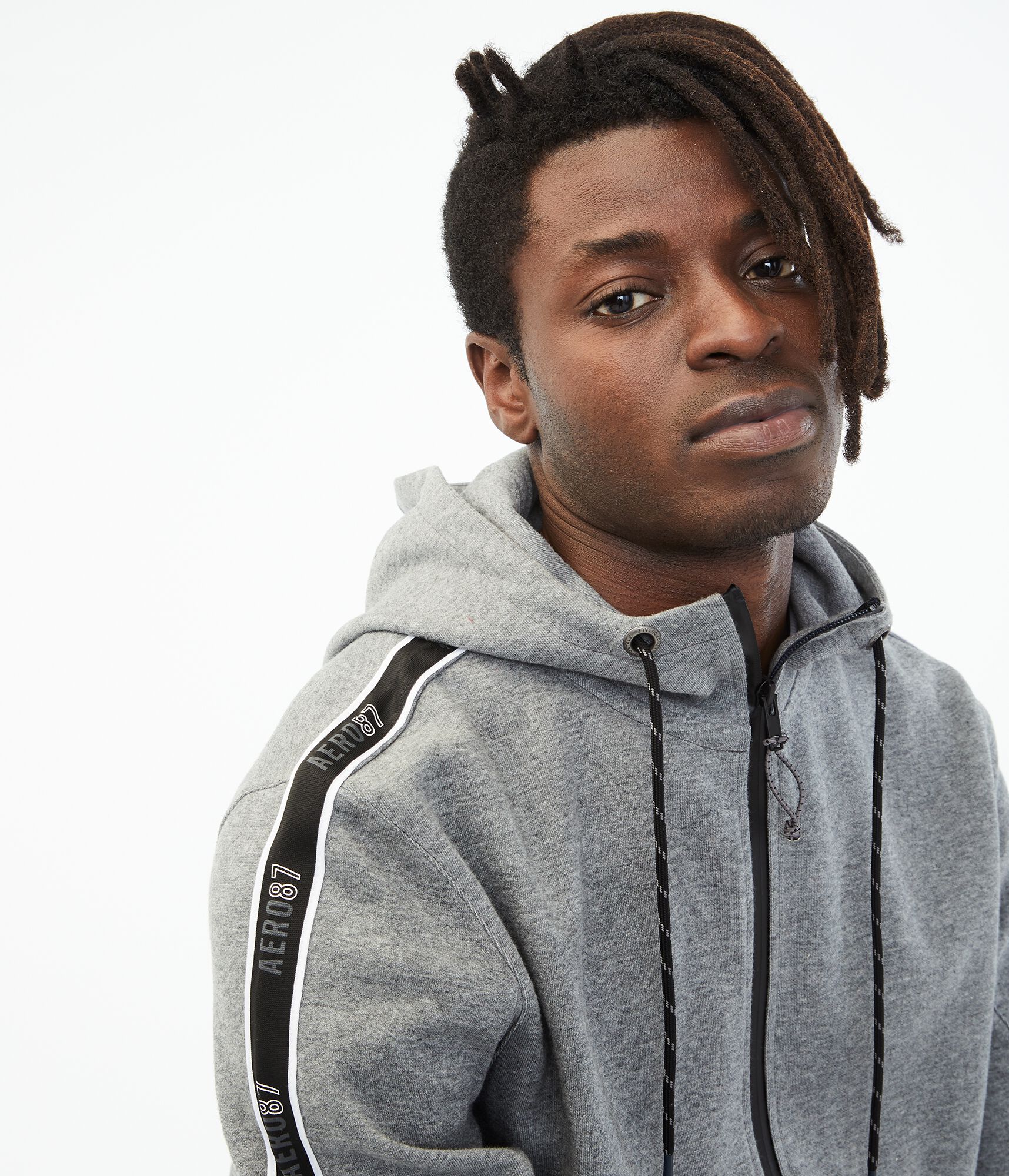 A87 Tape Tech Fleece Full-Zip Hoodie***