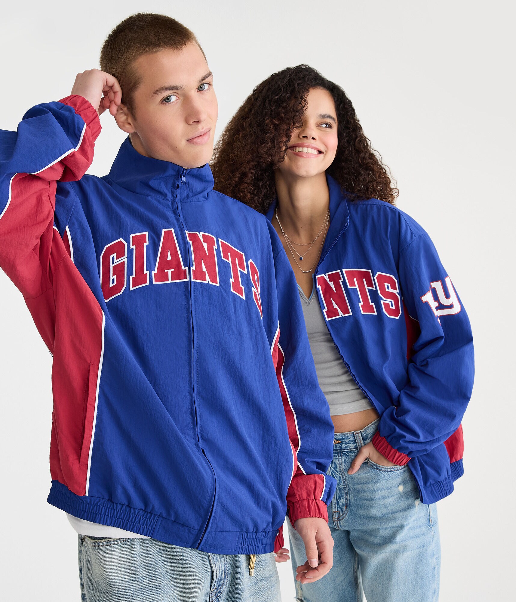 New York Giants Full-Zip Track Jacket