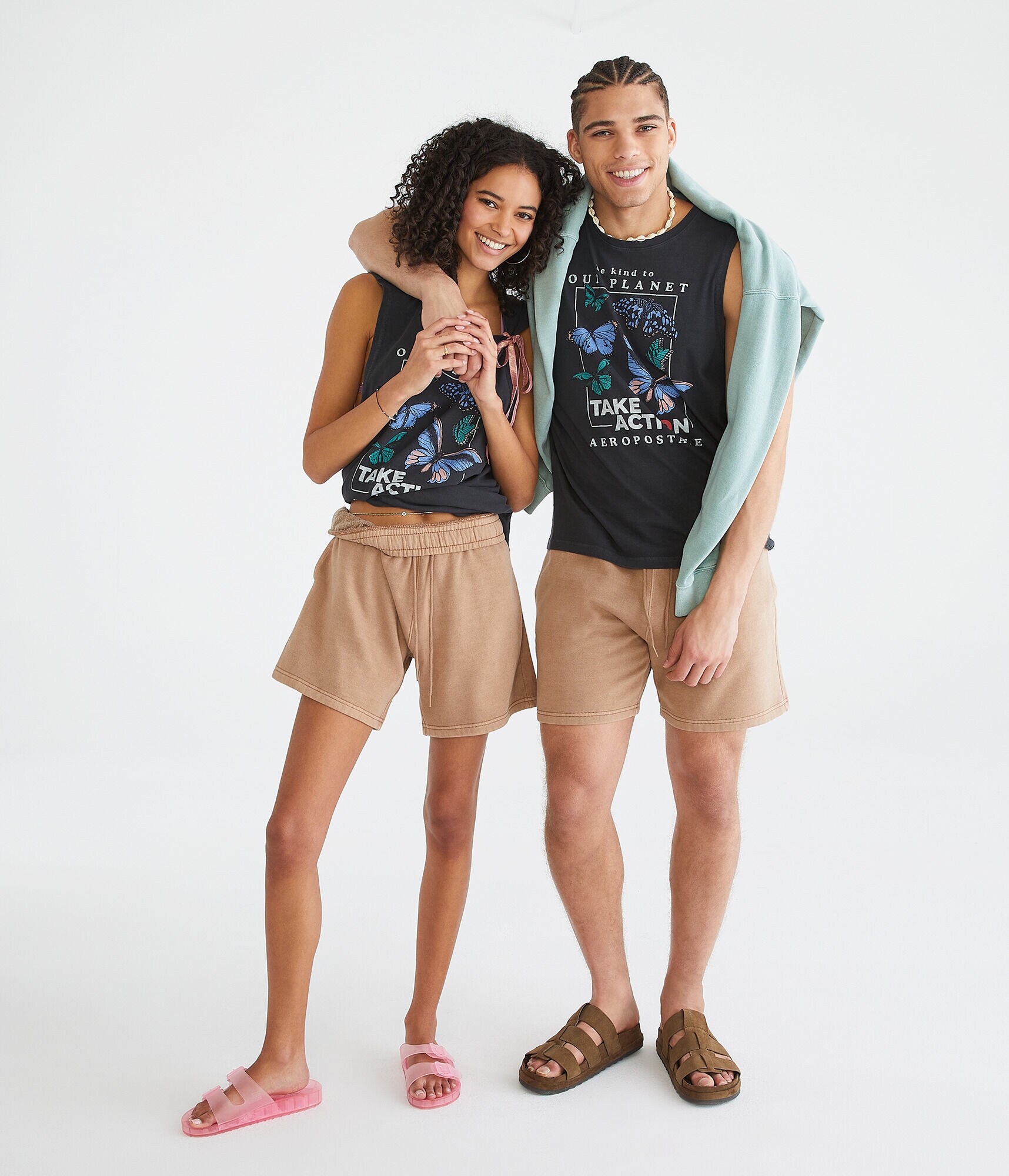 Essentials Solid Fleece Shorts 6"