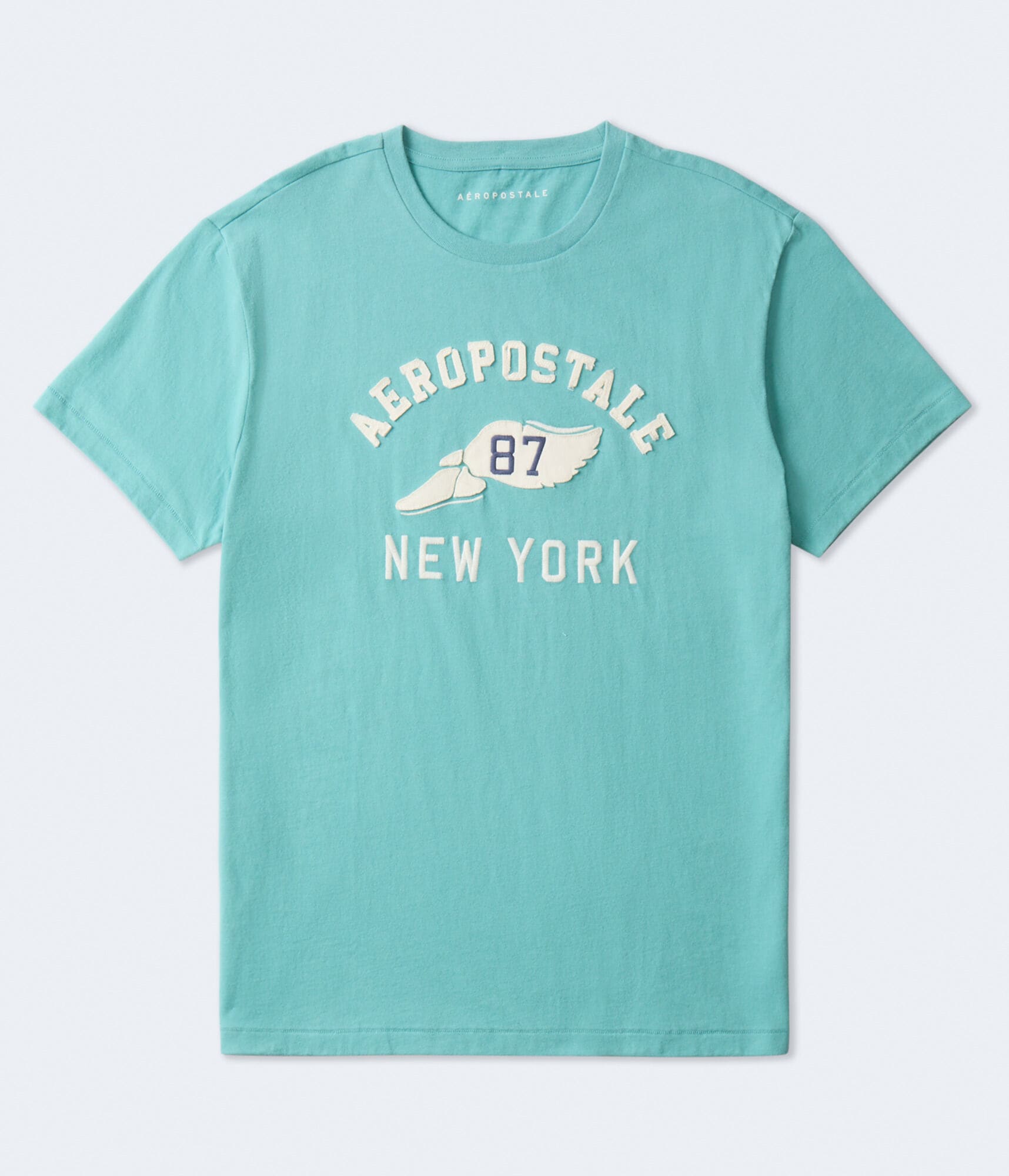 Aeropostale 87 Winged Foot Appliqu&eacute; Graphic Tee