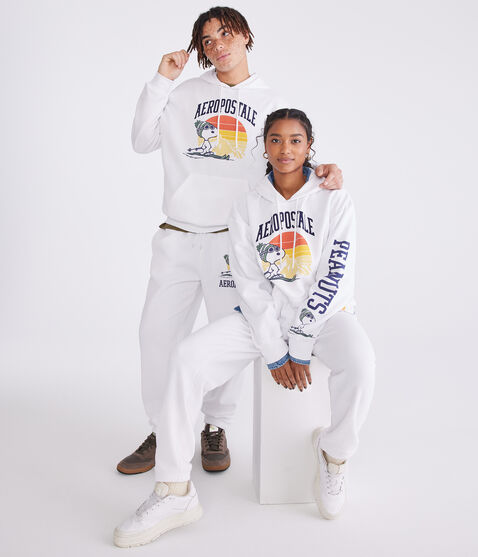 Peanuts® | Aéropostale Snoopy Sunset Ski Pullover Hoodie