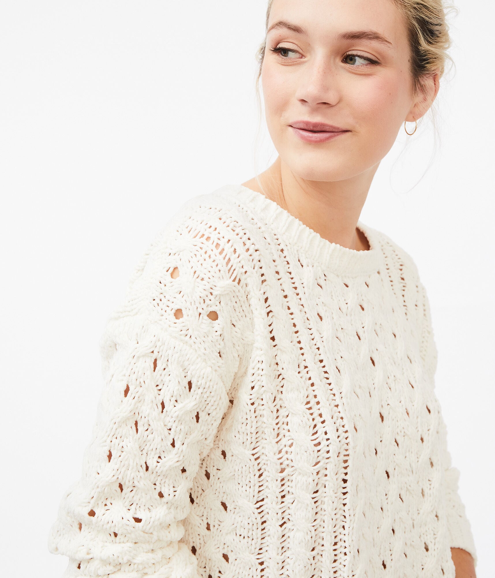 Cable Chenille Sweater