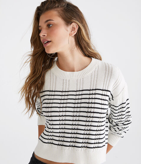 Striped Crew Sweater Striped Crew Sweater