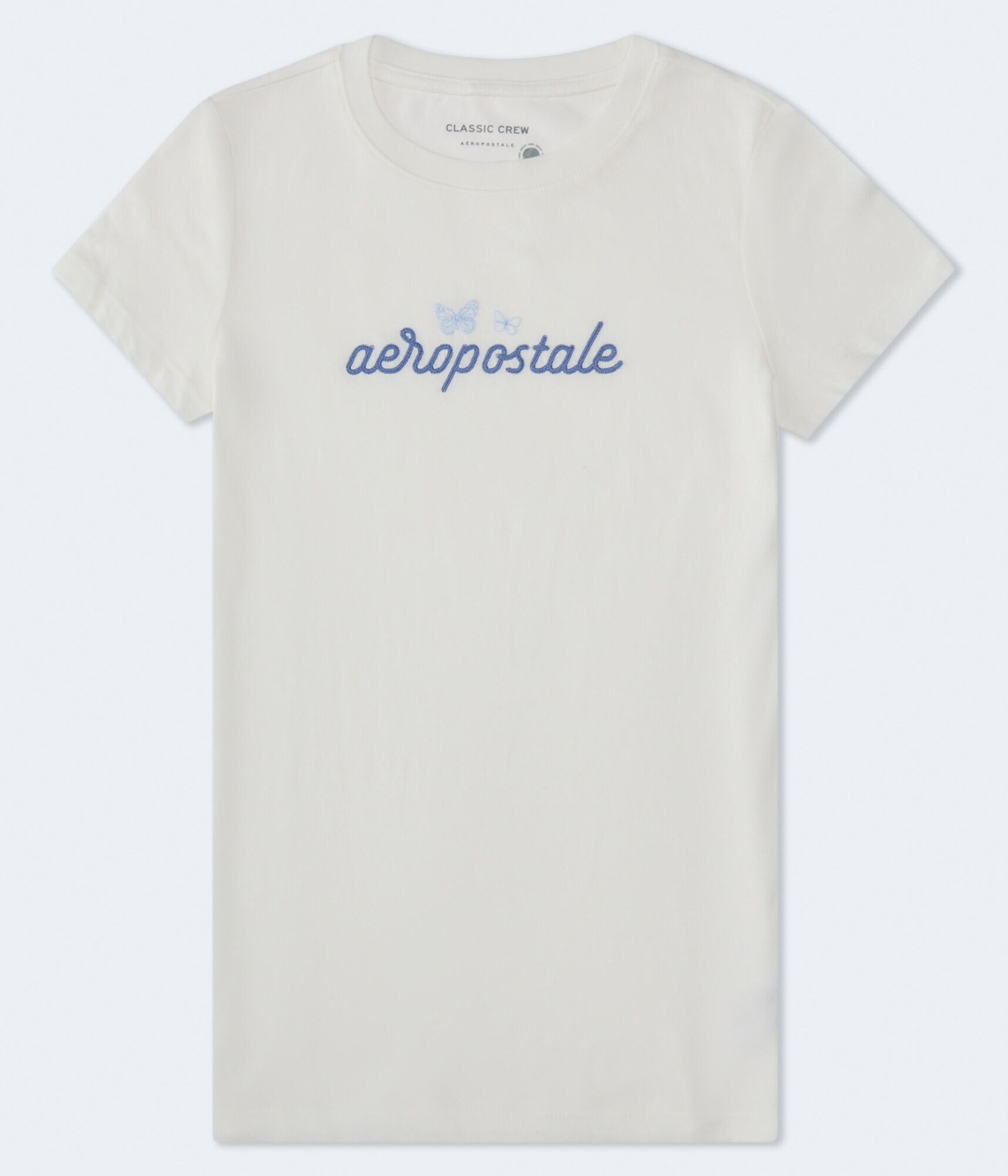 Aeropostale Script Butterflies Graphic Tee