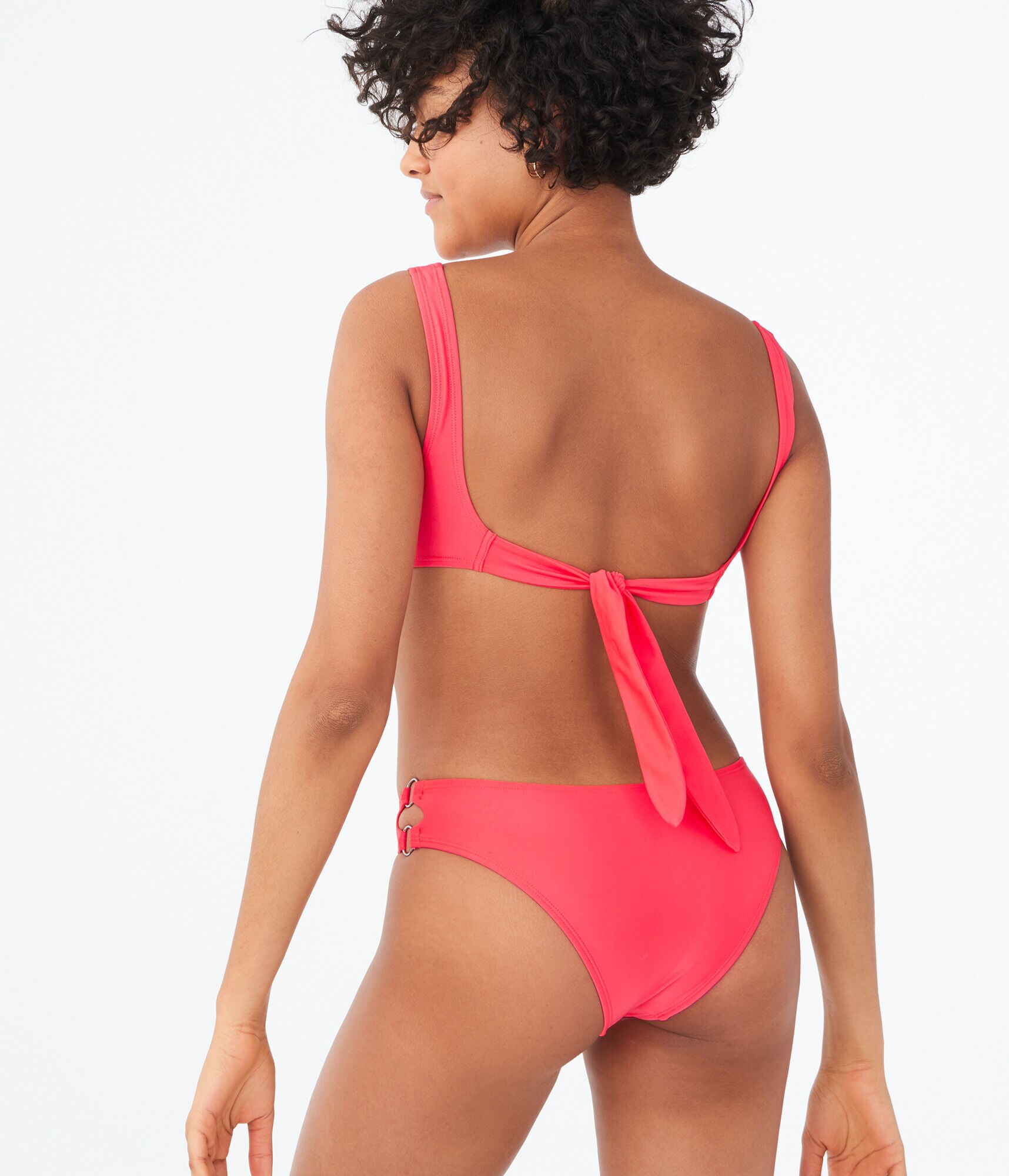 Solid O-Ring Bikini Top