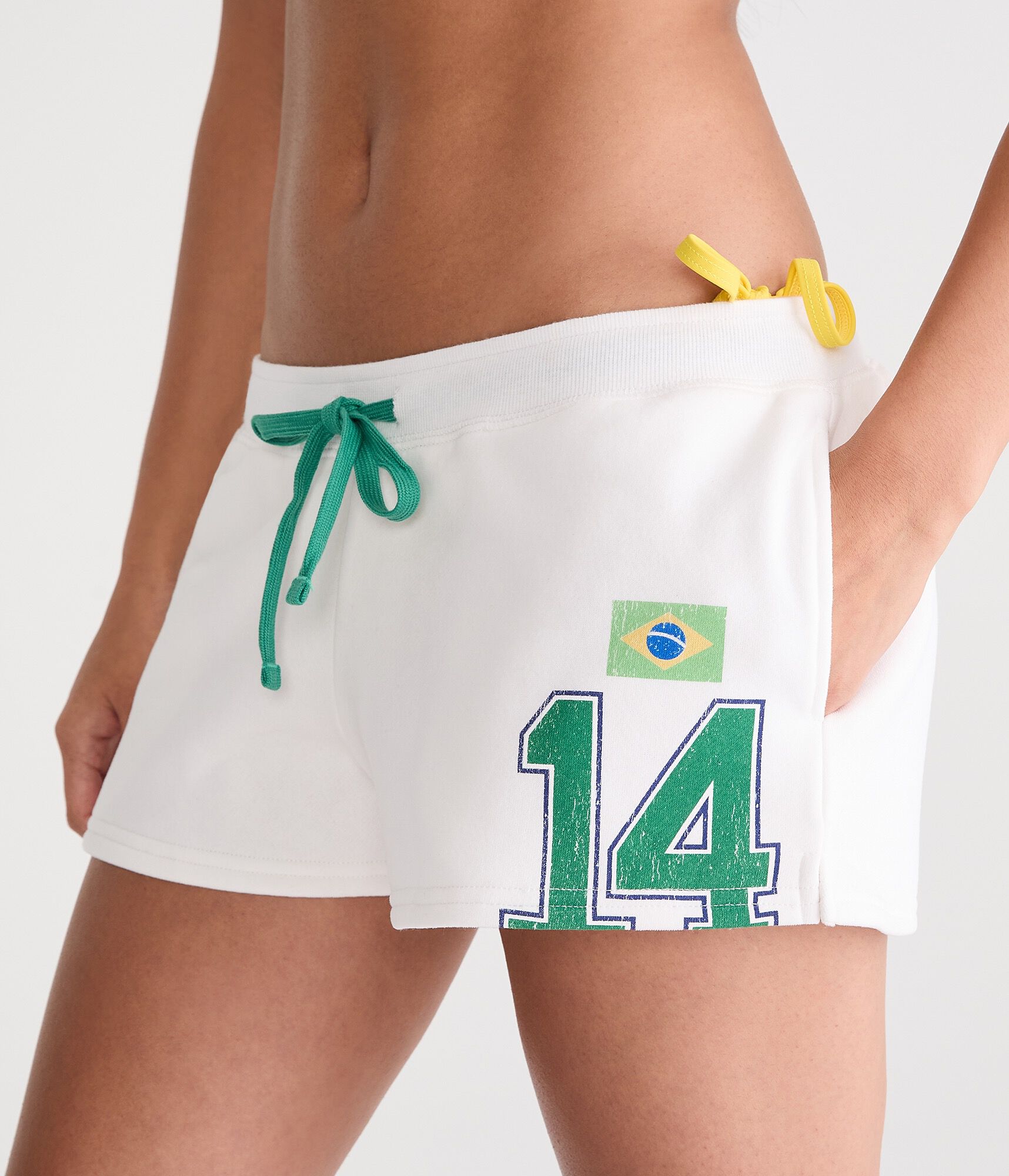 Brazil 13 Low-Rise Fleece Shorts
