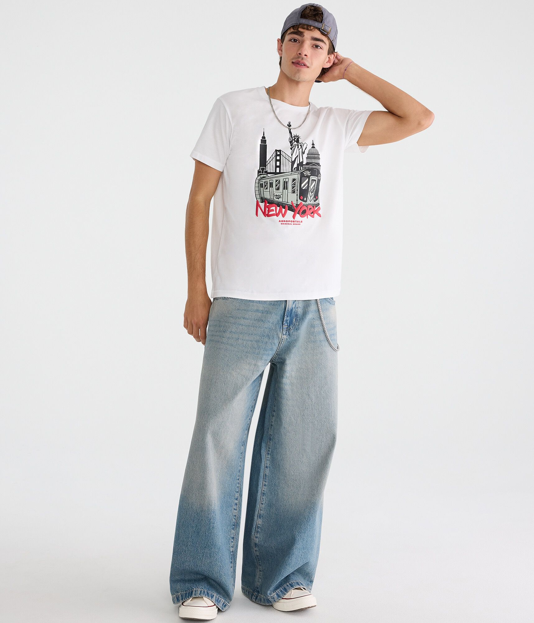Aero New York Subway Graphic Tee