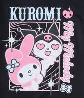 Kuromi My Melody Oversized Graphic Tee