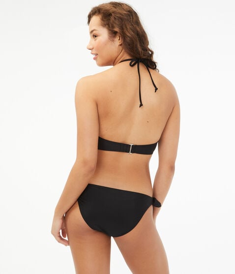 Cutout Longline Push-Up Bikini Top