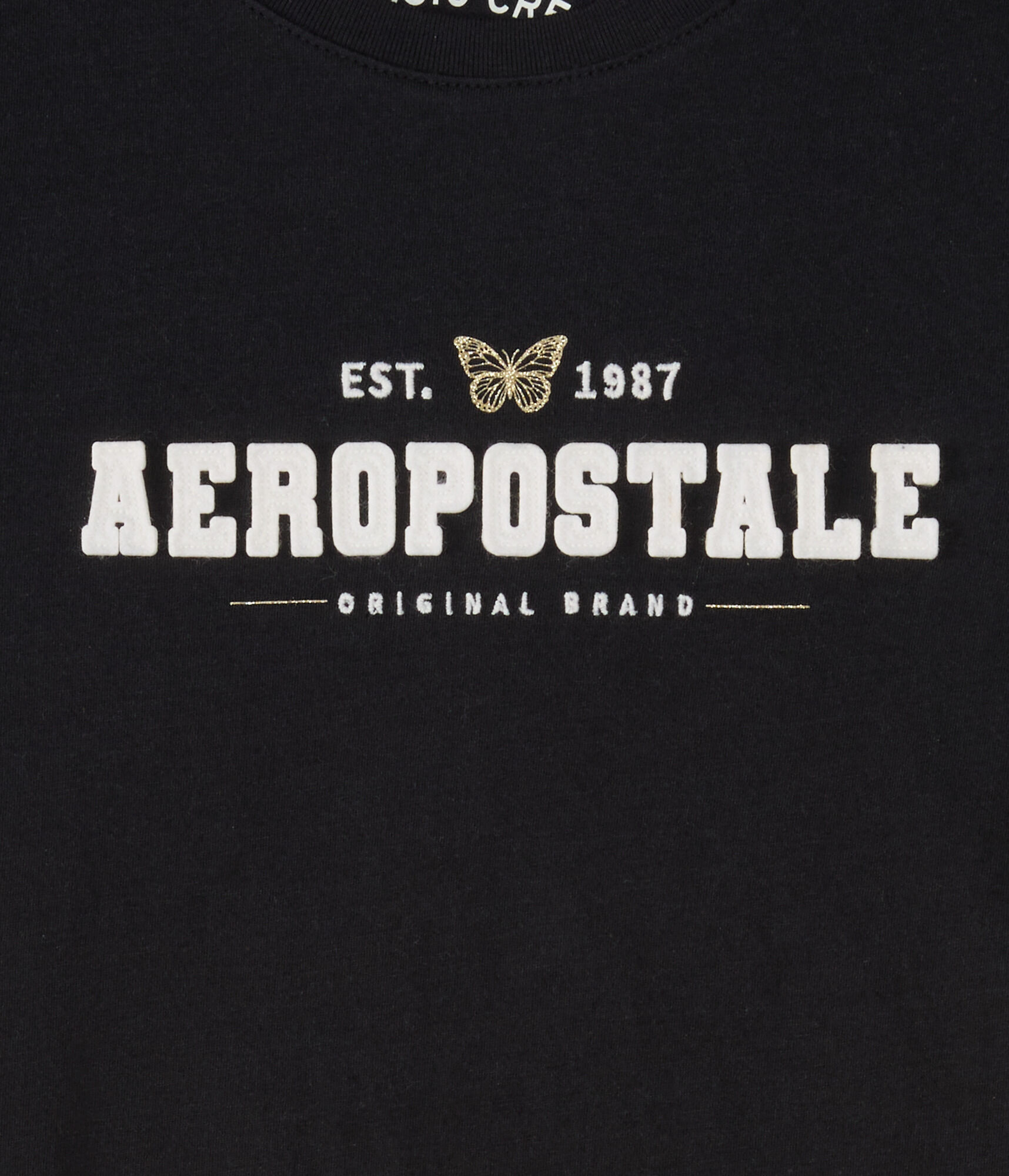 Aeropostale Butterfly Appliqu&eacute; Graphic Tee