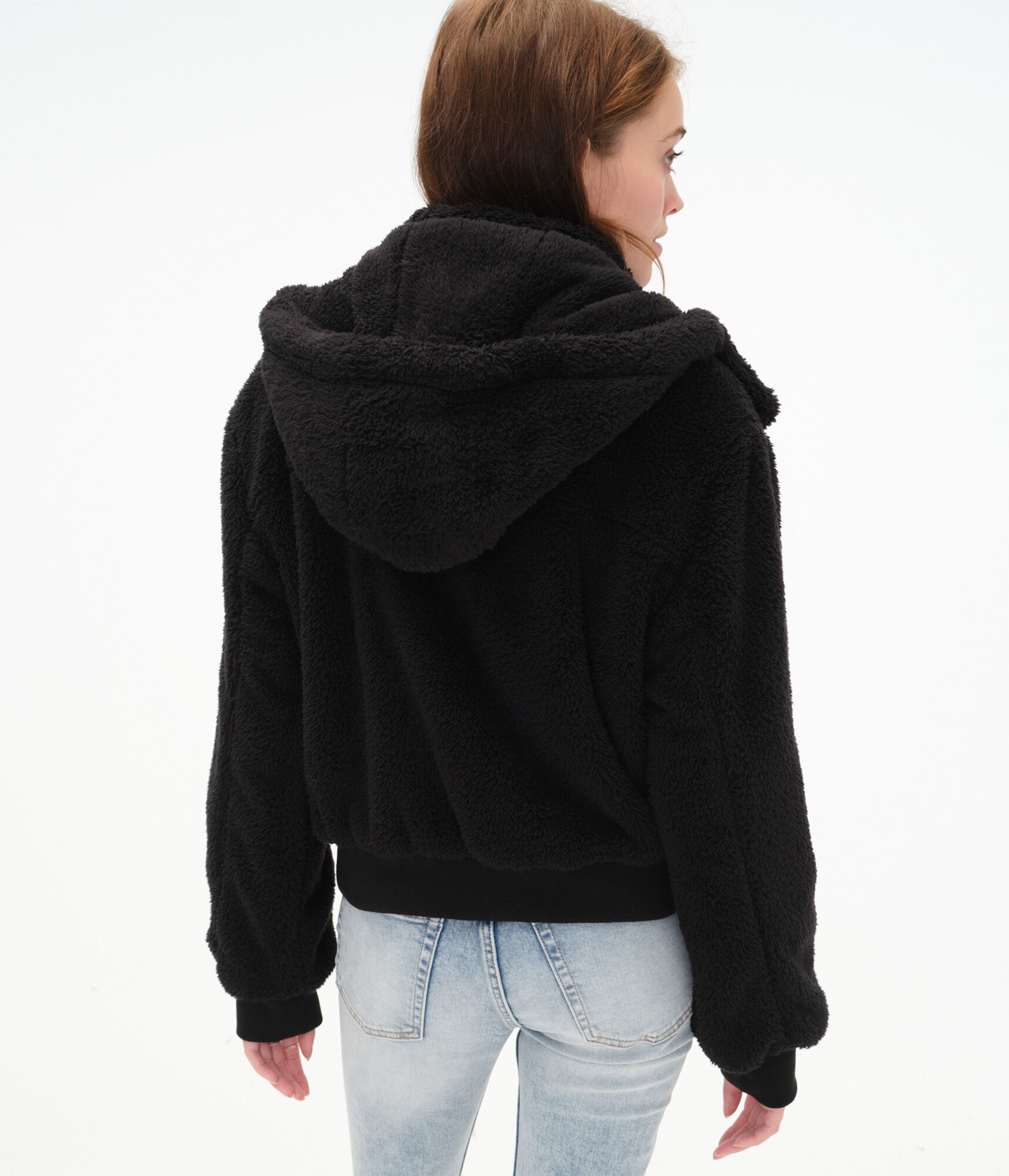 aeropostale fuzzy jacket