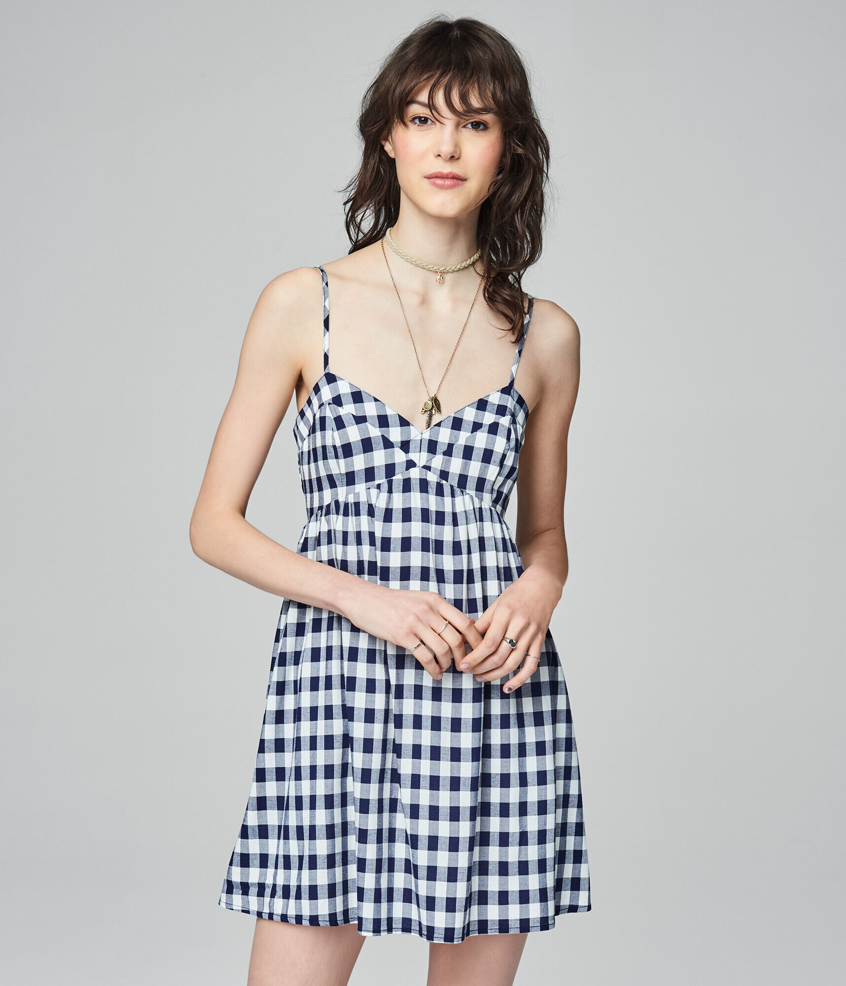 Prince & Fox Gingham Babydoll Dress