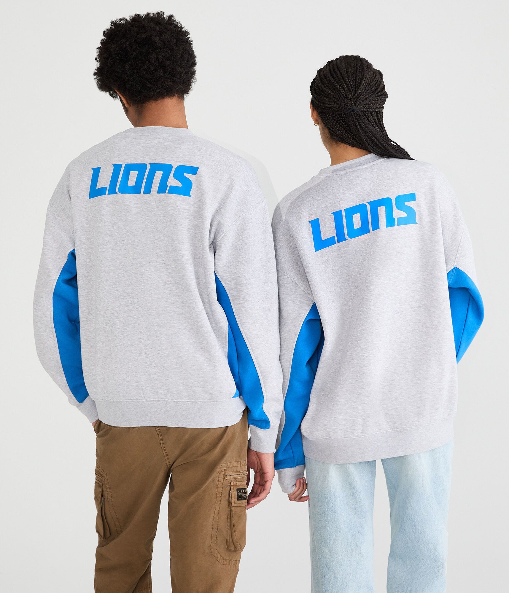 Detroit Lions Logo Crew Sweatshirt